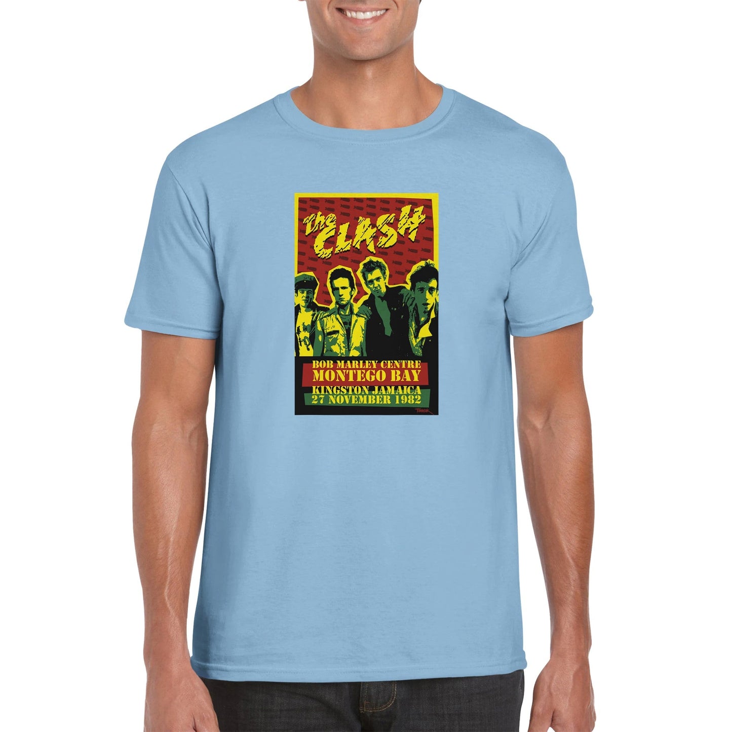 The Clash Classic Unisex Crewneck T - shirt - Posterify