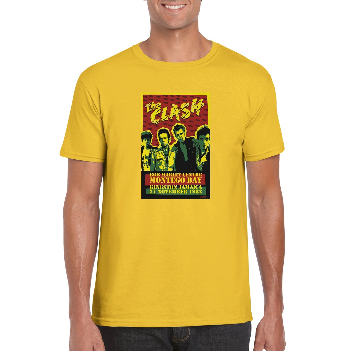 The Clash Classic Unisex Crewneck T - shirt - Posterify