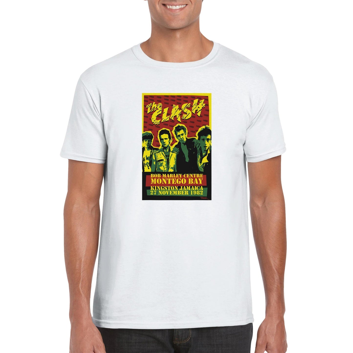 The Clash Classic Unisex Crewneck T - shirt - Posterify