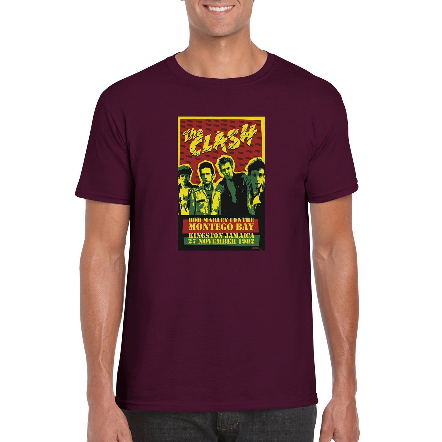 The Clash Classic Unisex Crewneck T - shirt - Posterify