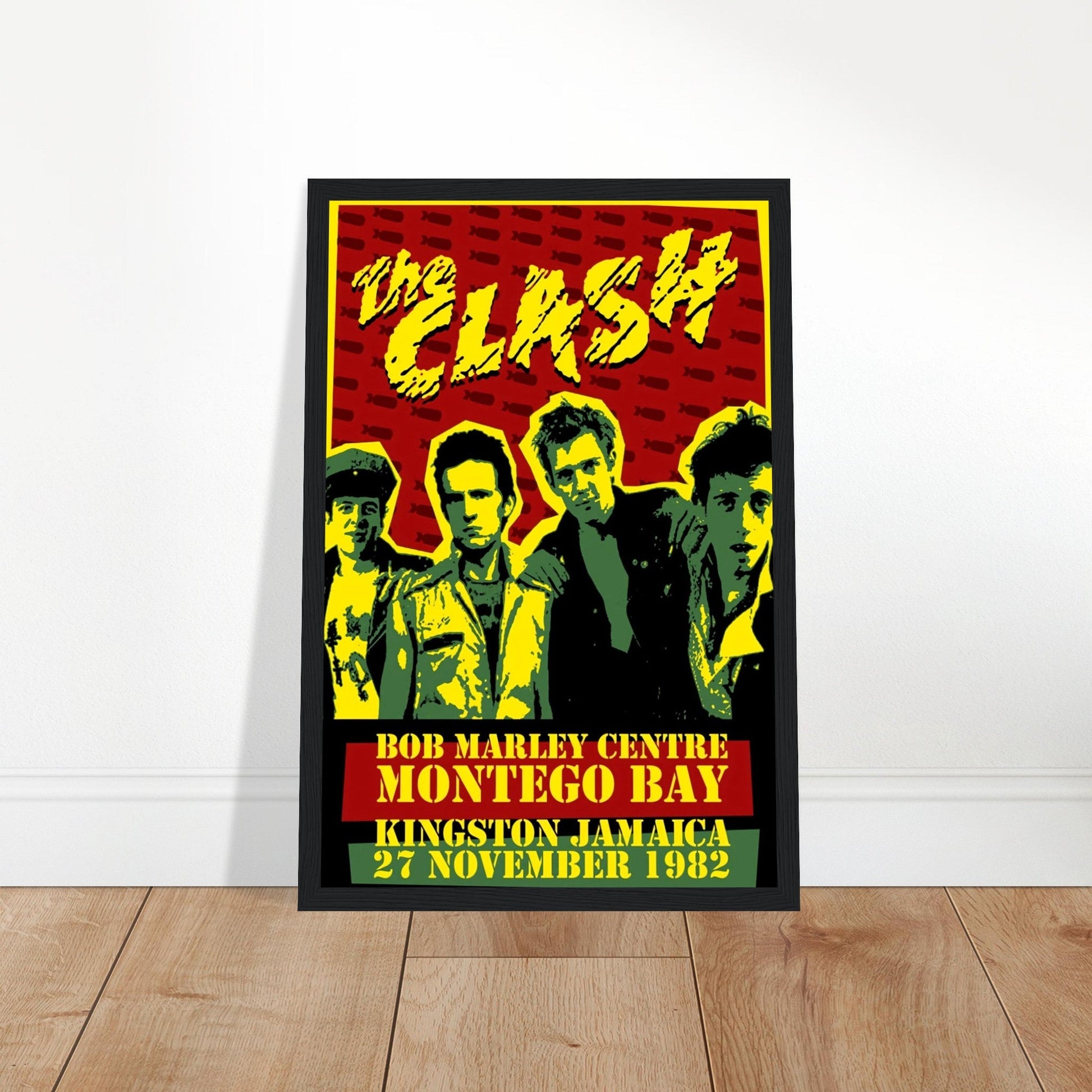 The Clash Vintage Poster Reprint on Premium Matte Paper - Posterify