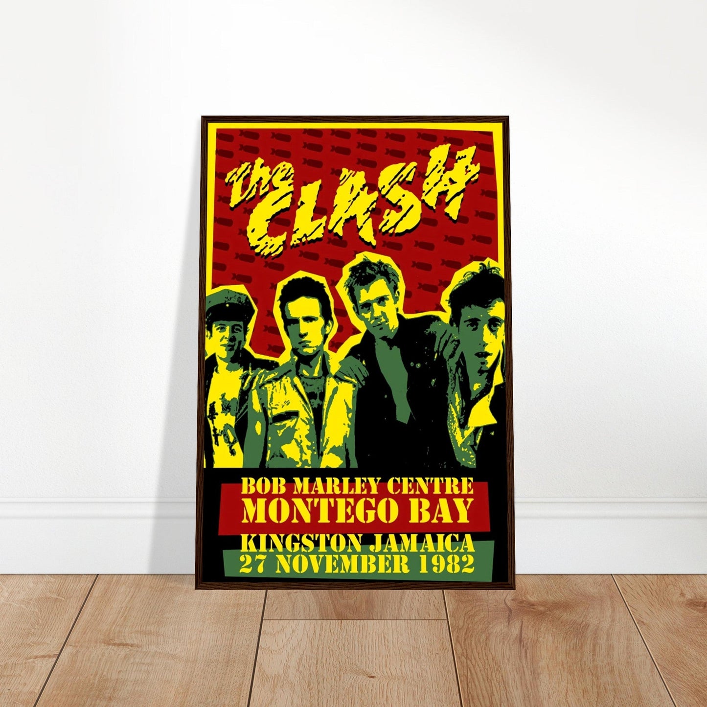 The Clash Vintage Poster Reprint on Premium Matte Paper - Posterify