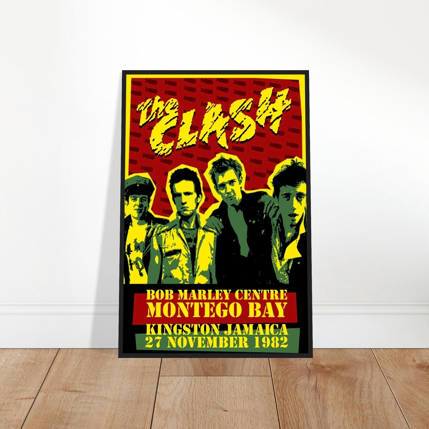 The Clash Vintage Poster Reprint on Premium Matte Paper - Posterify