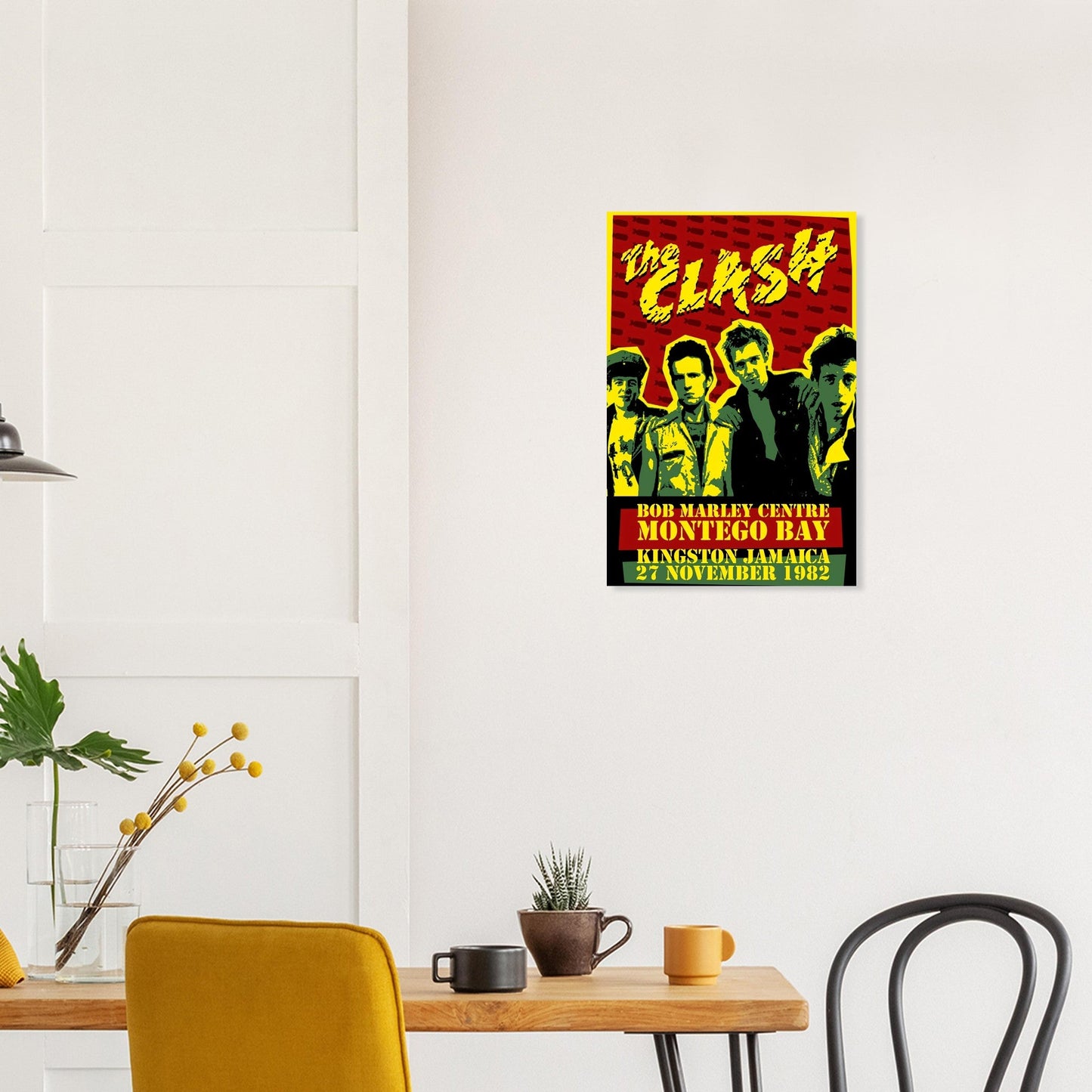 The Clash Vintage Poster Reprint on Premium Matte Paper - Posterify