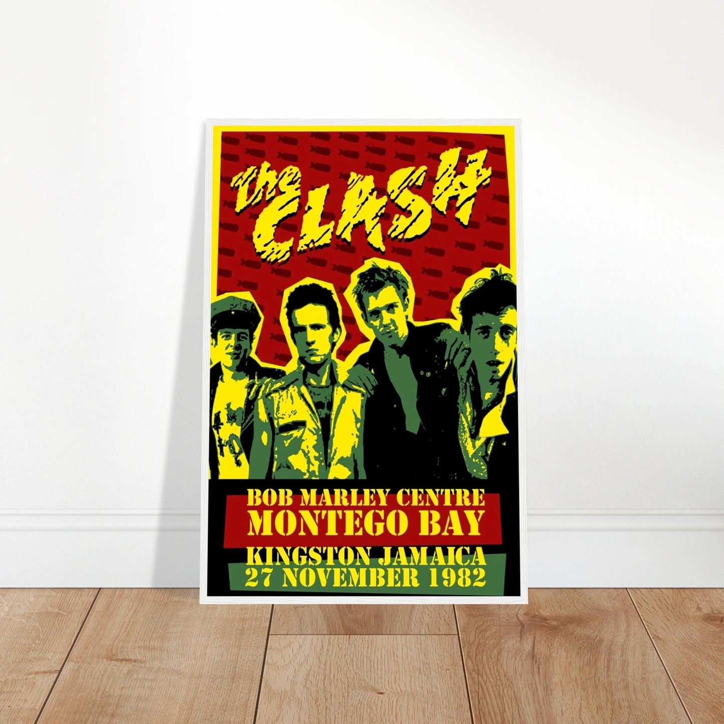 The Clash Vintage Poster Reprint on Premium Matte Paper - Posterify