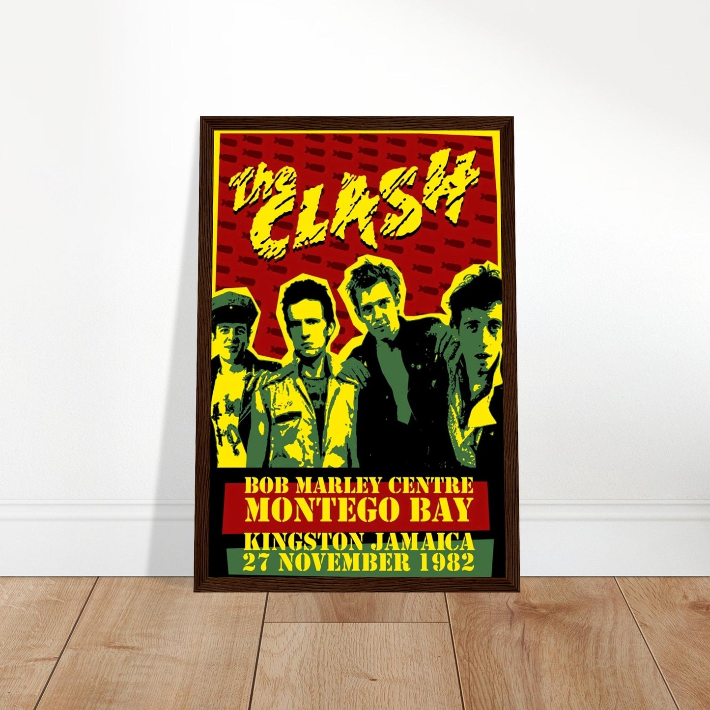 The Clash Vintage Poster Reprint on Premium Matte Paper - Posterify