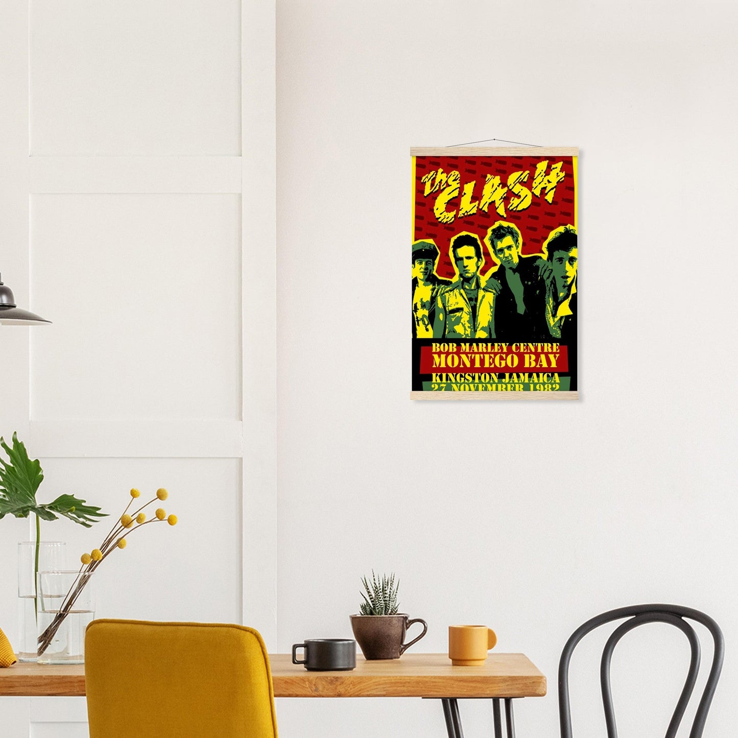 The Clash Vintage Poster Reprint on Premium Matte Paper - Posterify