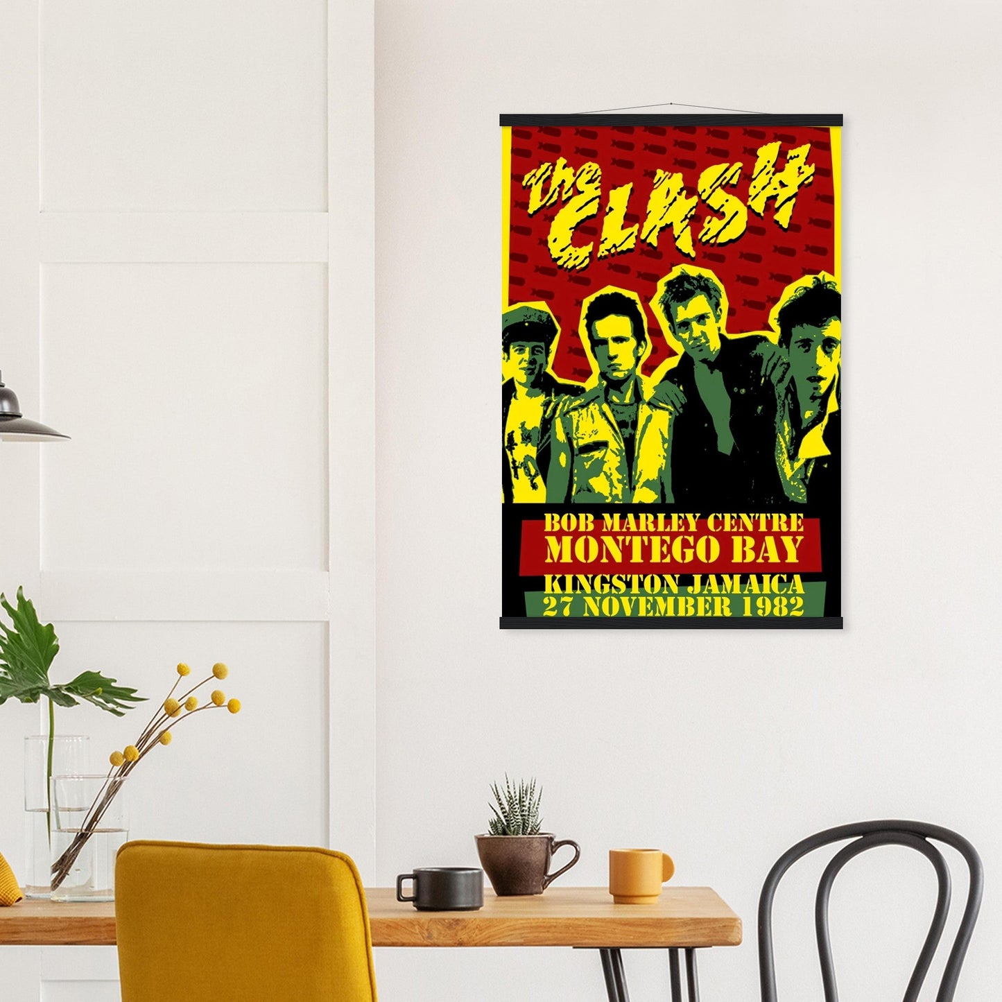 The Clash Vintage Poster Reprint on Premium Matte Paper - Posterify