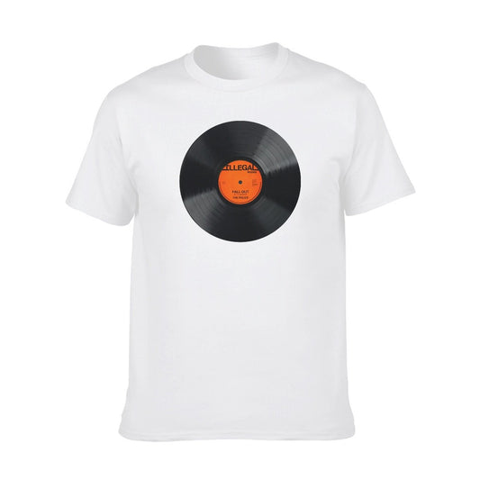 The Police, Fall Out, vinyl Record Men's O - neck Short Sleeve T - Shirt | 180GSM Cotton (DTF) - Posterify