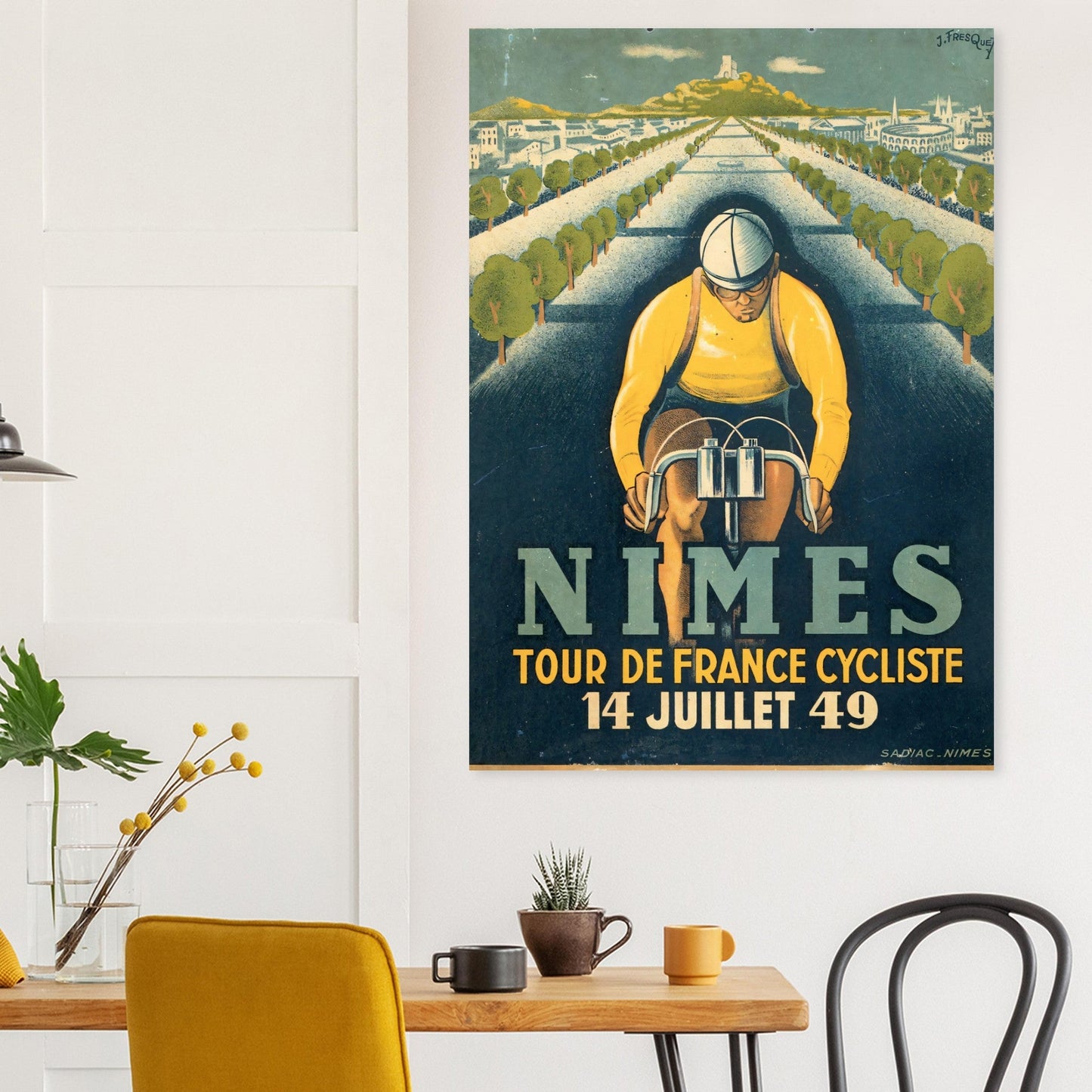 Tour de France Vintage Poster reprint on premium matte paper - Posterify