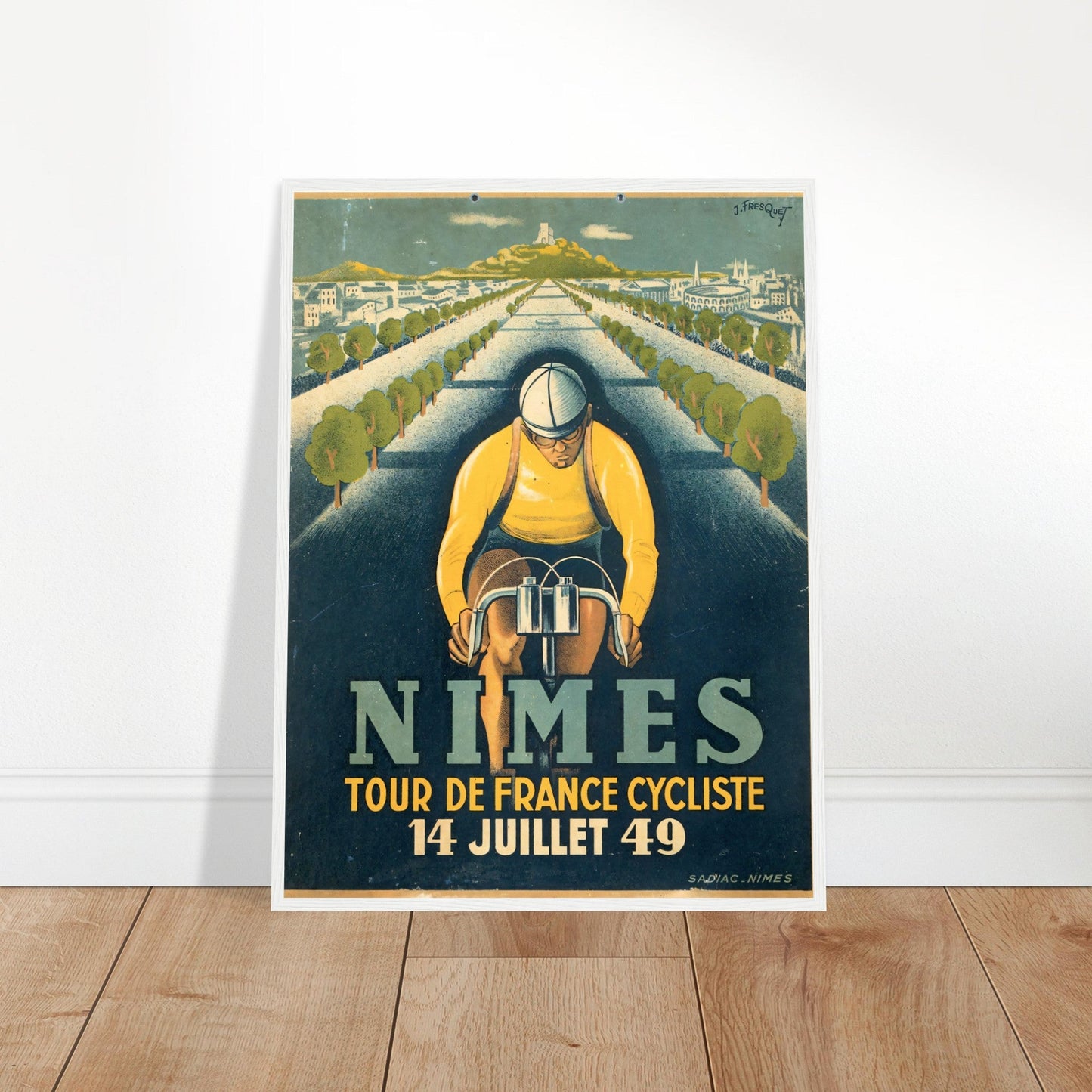 Tour de France Vintage Poster reprint on premium matte paper - Posterify