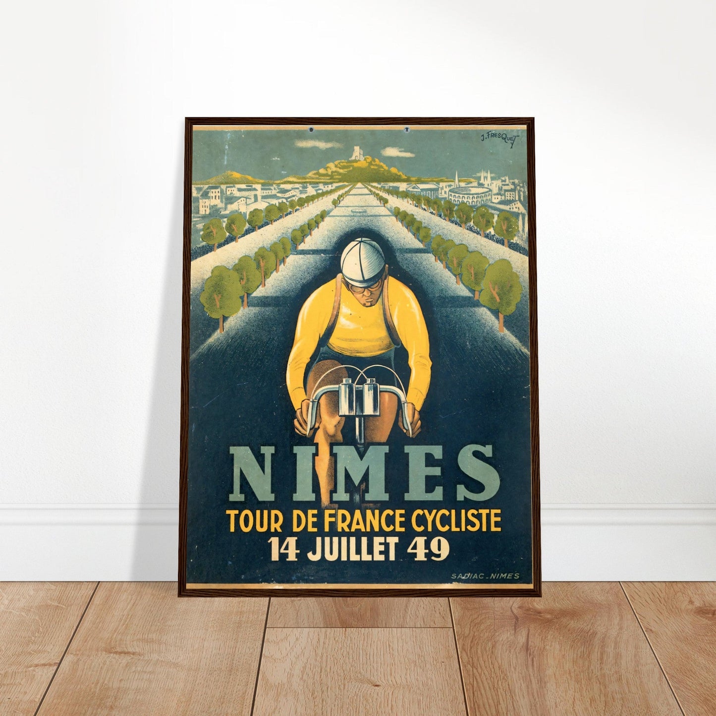 Tour de France Vintage Poster reprint on premium matte paper - Posterify