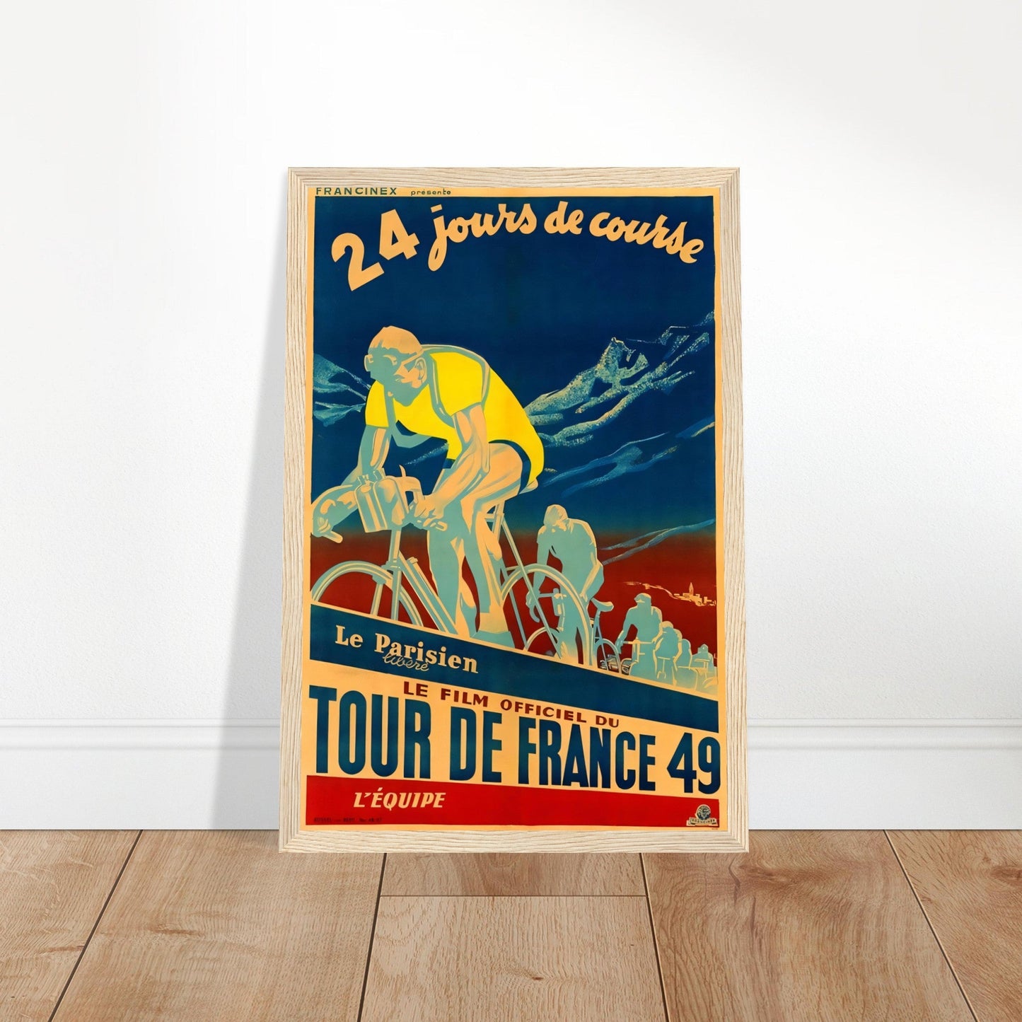 Tour De France, Vintage Poster Reprint on Premium Matte Paper - Posterify