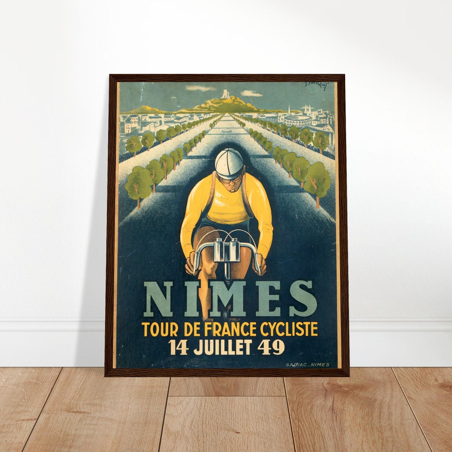 Tour de France Vintage Poster reprint on premium matte paper - Posterify