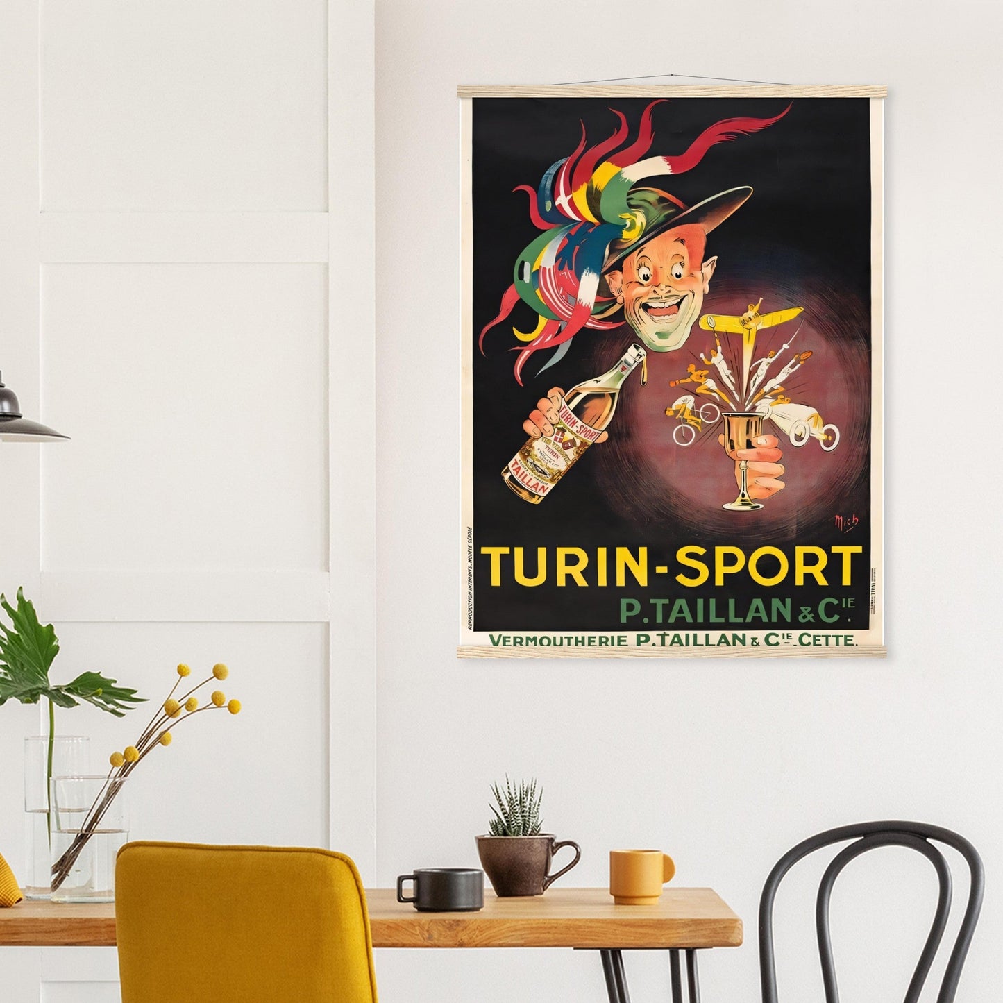 Turin Vintage Poster Reprint on Premium Matte Paper - Posterify