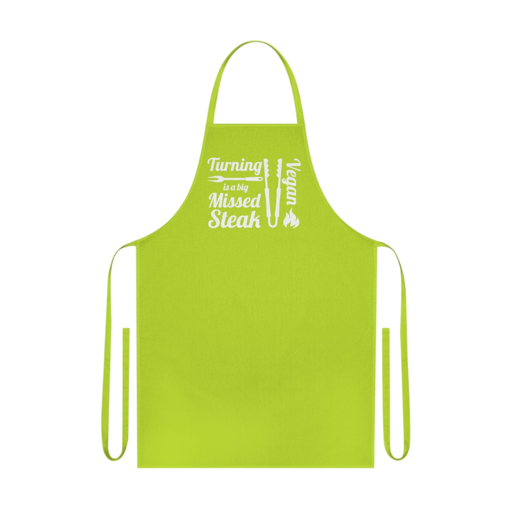 Turning Vegan is a big Missed Steak, Cotton Apron - Posterify