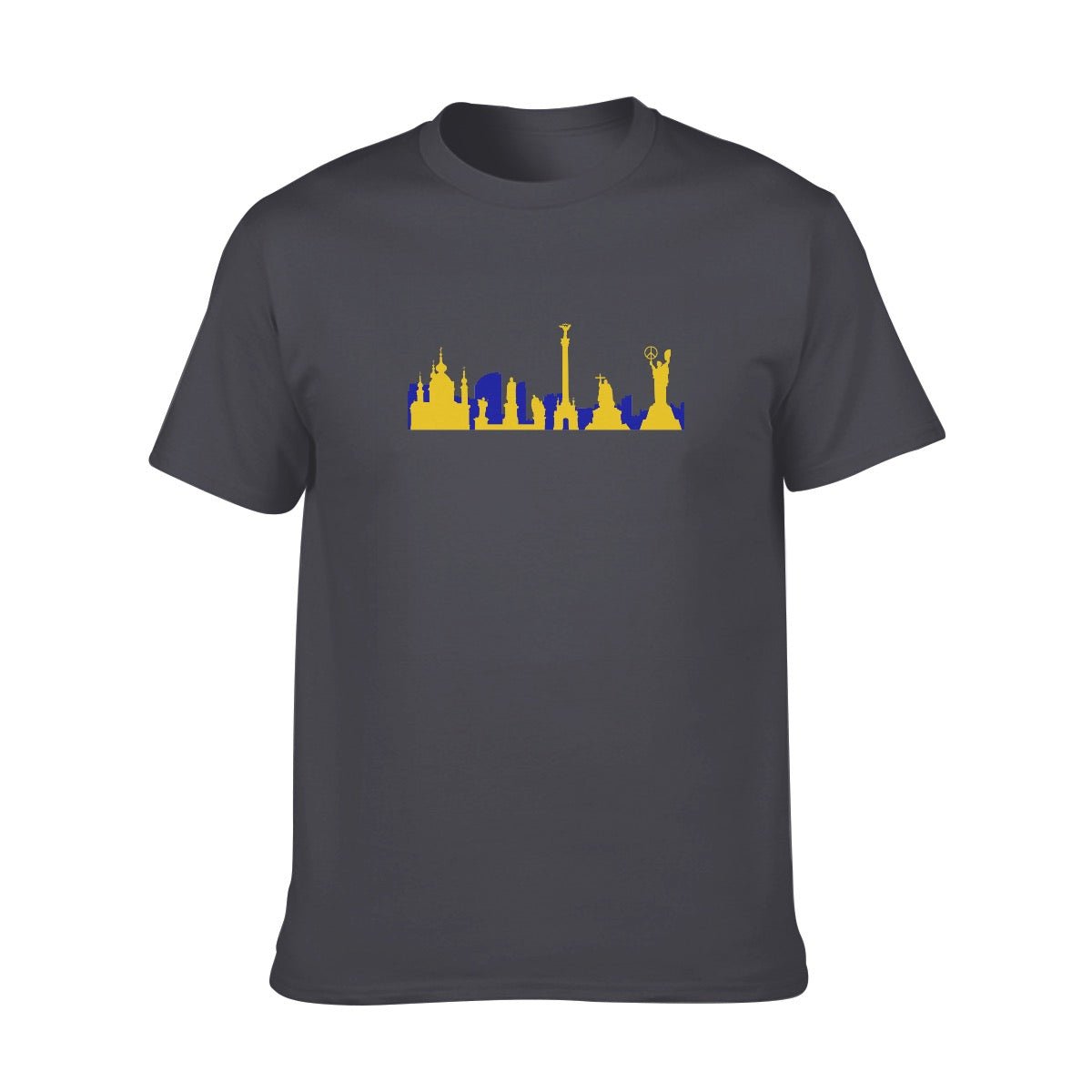 Ukraine, Kiev skyline, Peace shirt 180GSM Cotton (DTF) - Posterify