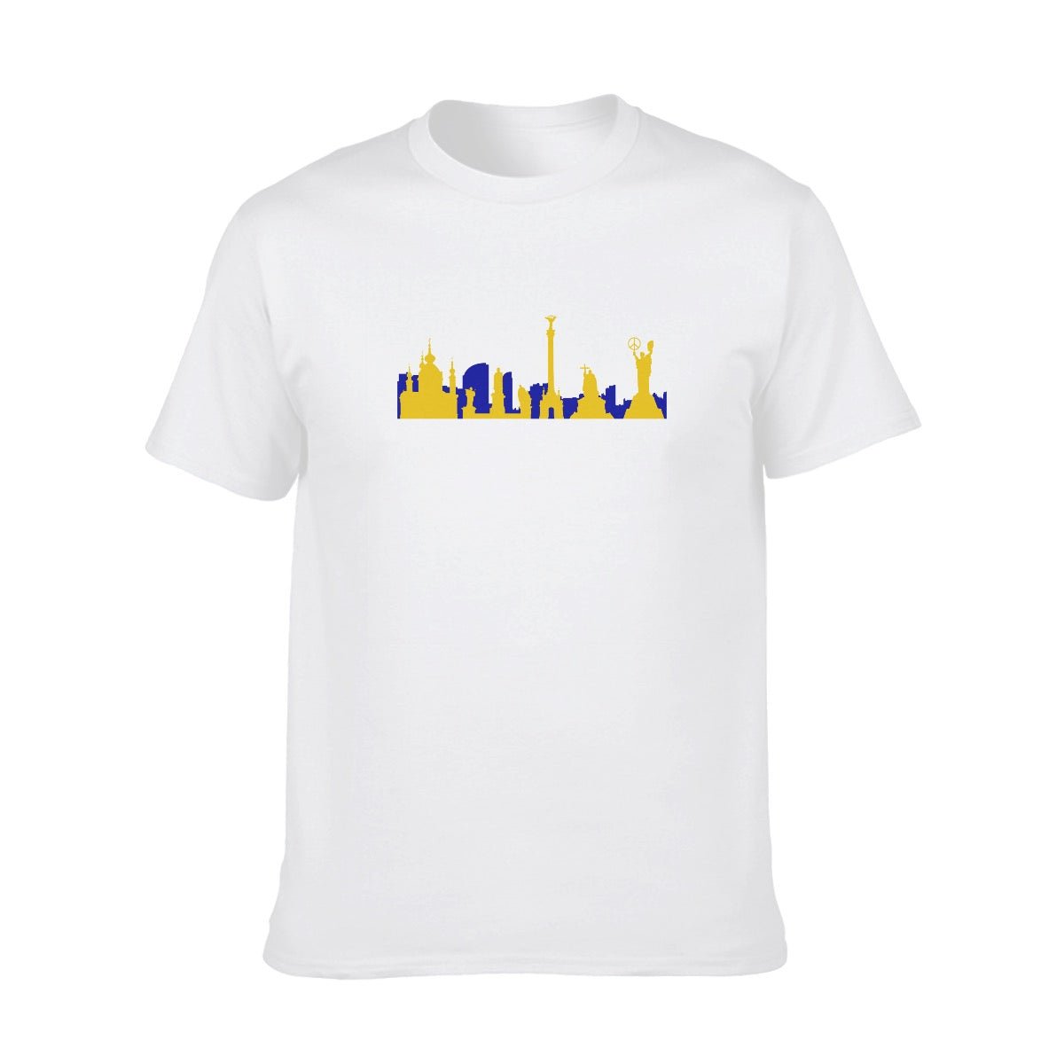 Ukraine, Kiev skyline, Peace shirt 180GSM Cotton (DTF) - Posterify