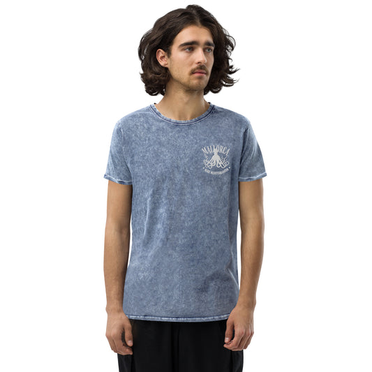 Mallorca Embroidery Denim T-Shirt