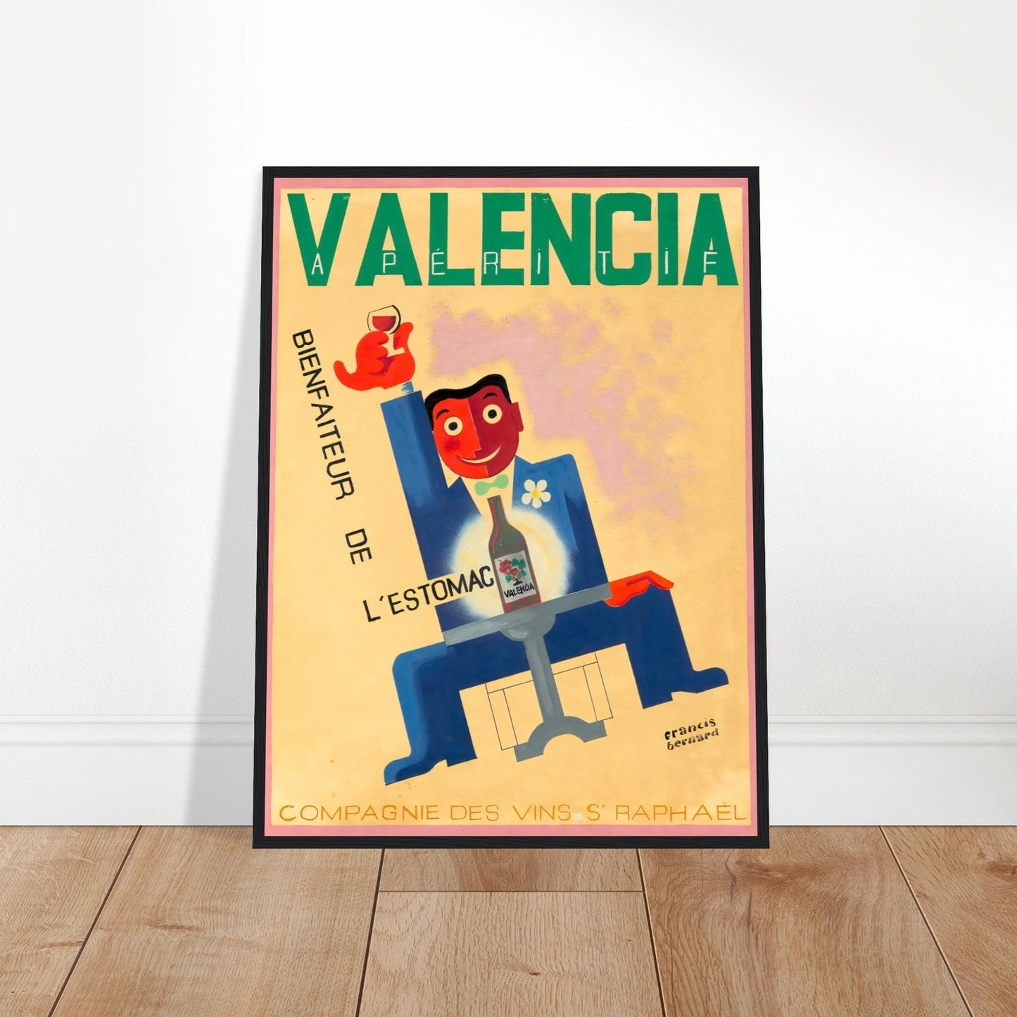 Valencia Vintage Poster Reprint on Premium Matte Paper - Posterify