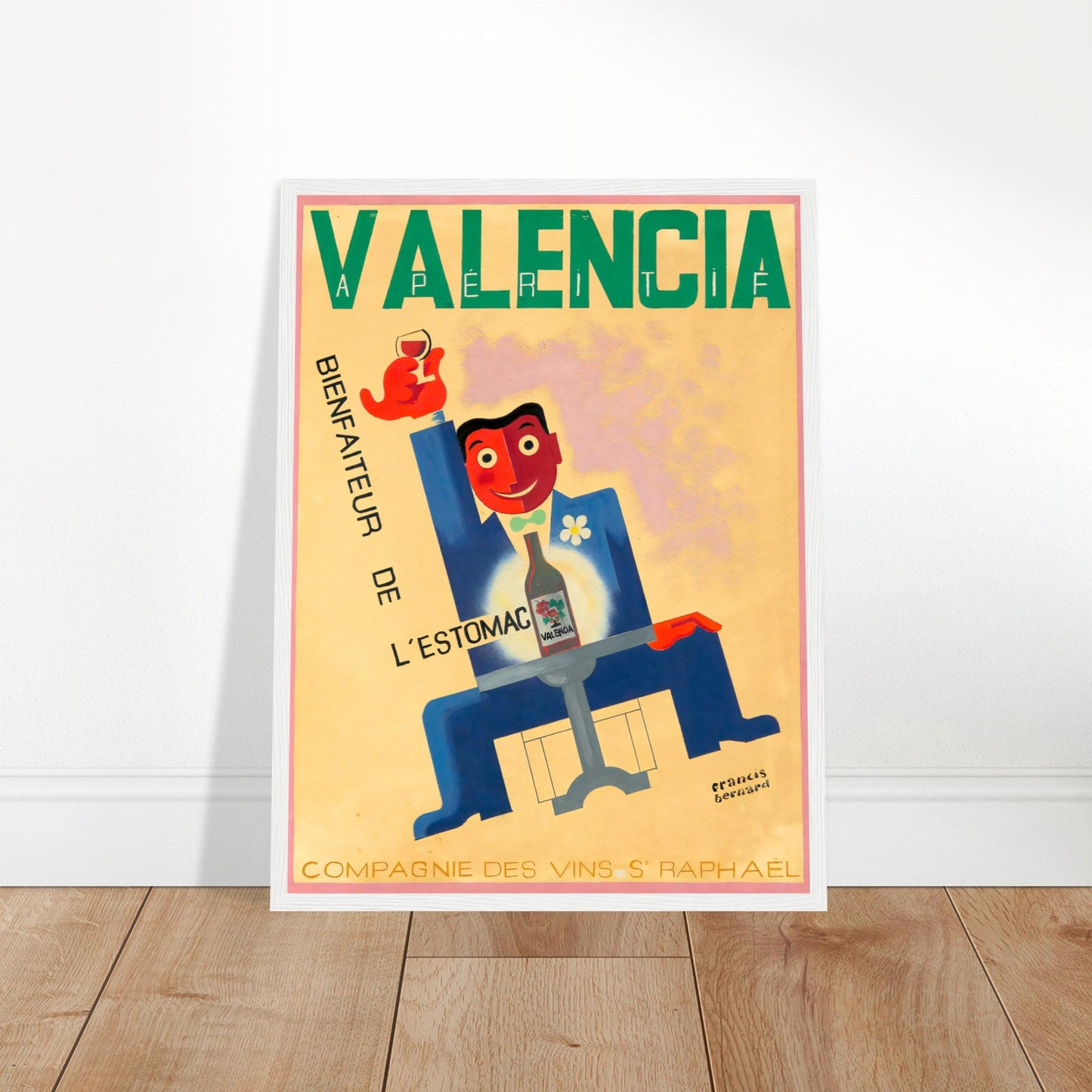 Valencia Vintage Poster Reprint on Premium Matte Paper - Posterify