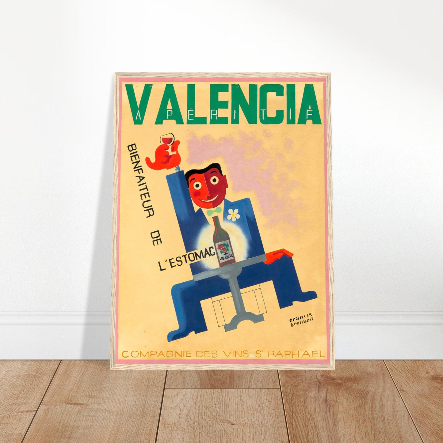 Valencia Vintage Poster Reprint on Premium Matte Paper - Posterify