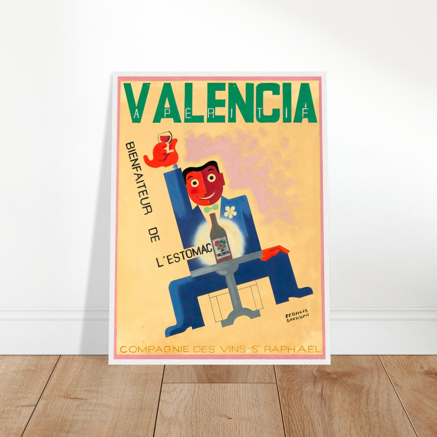 Valencia Vintage Poster Reprint on Premium Matte Paper - Posterify