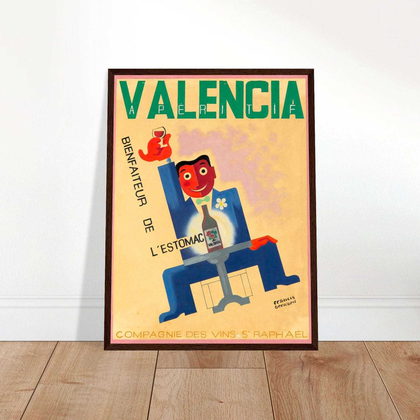 Valencia Vintage Poster Reprint on Premium Matte Paper - Posterify