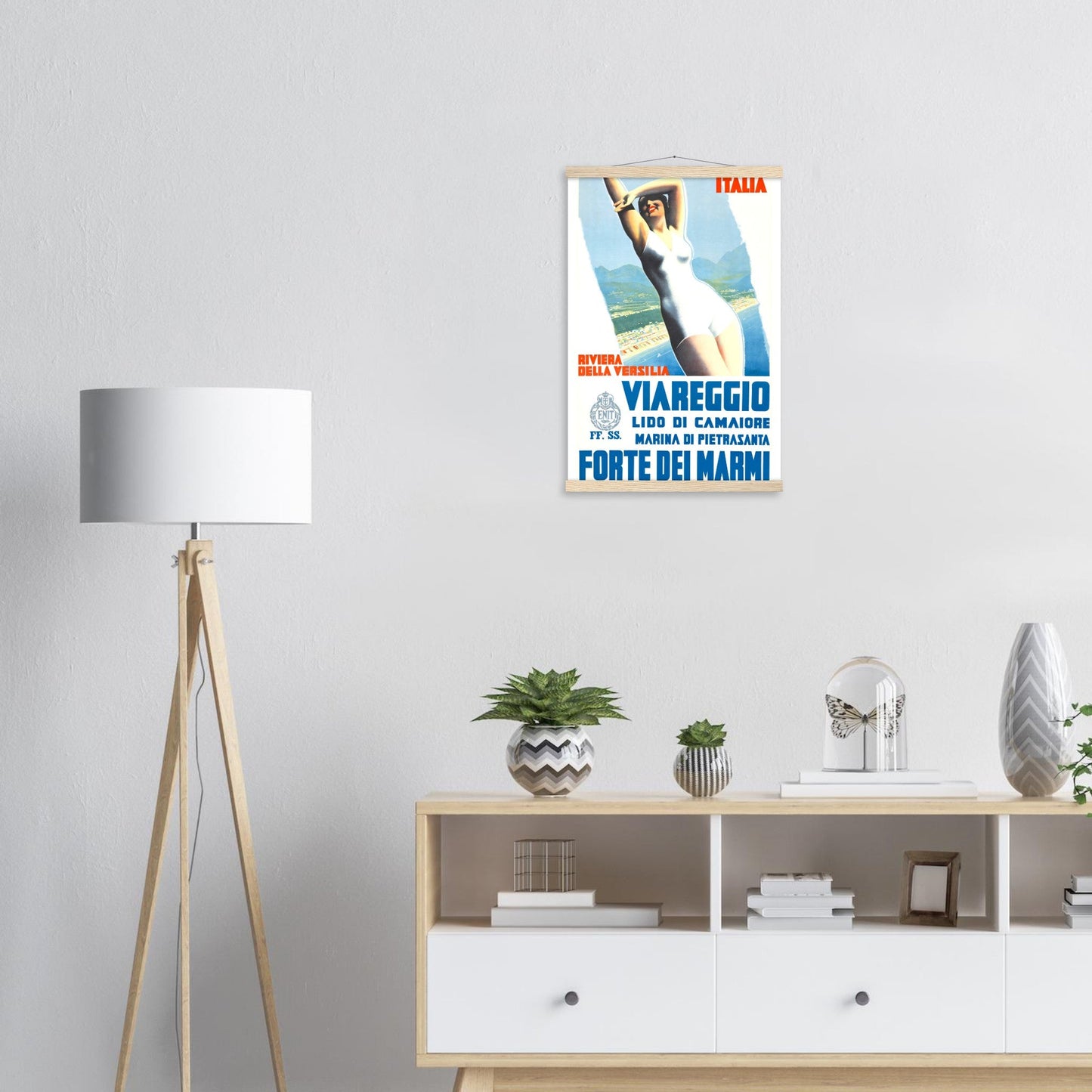 Viareggio Vintage Poster Reprint on Premium matte paper - Posterify