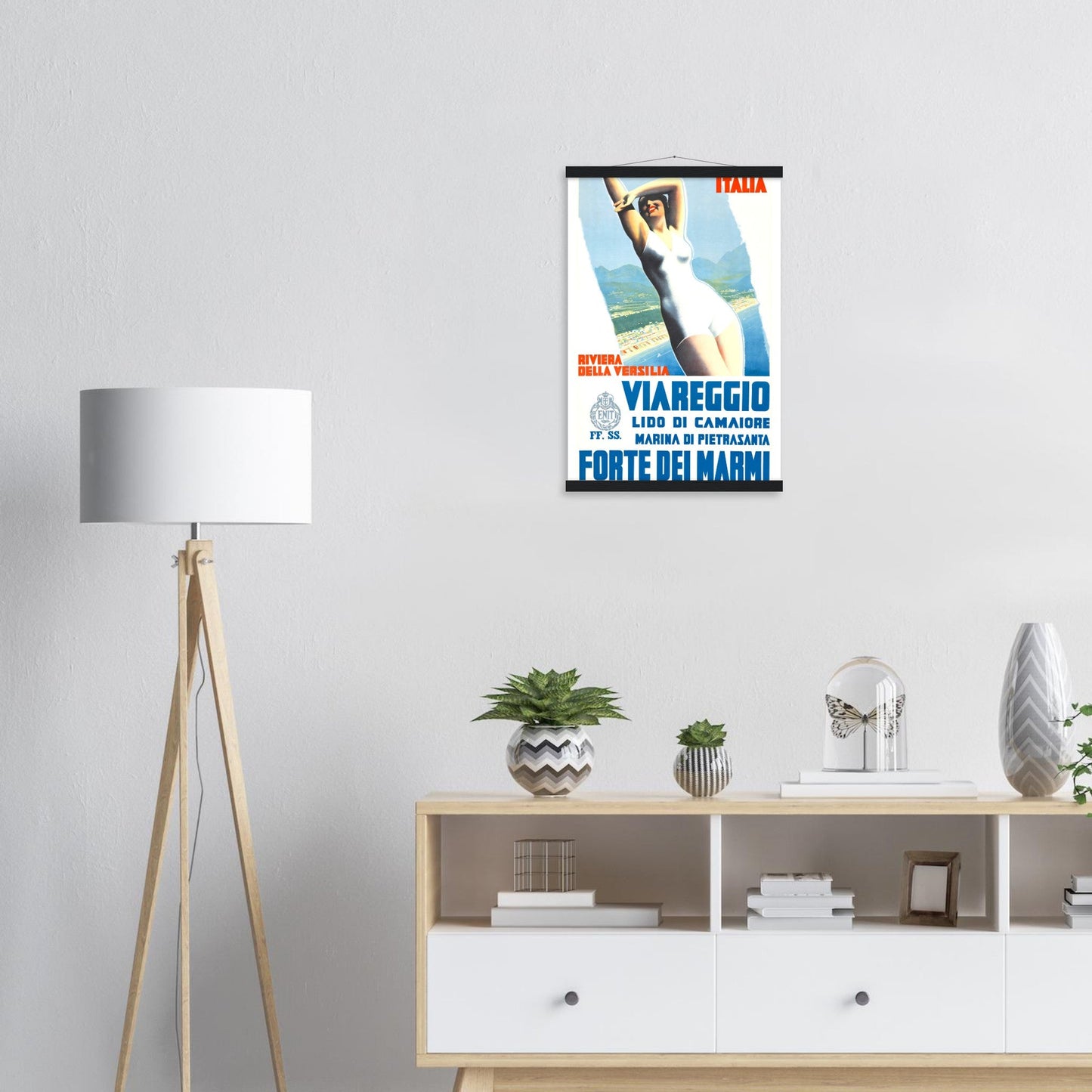 Viareggio Vintage Poster Reprint on Premium matte paper - Posterify