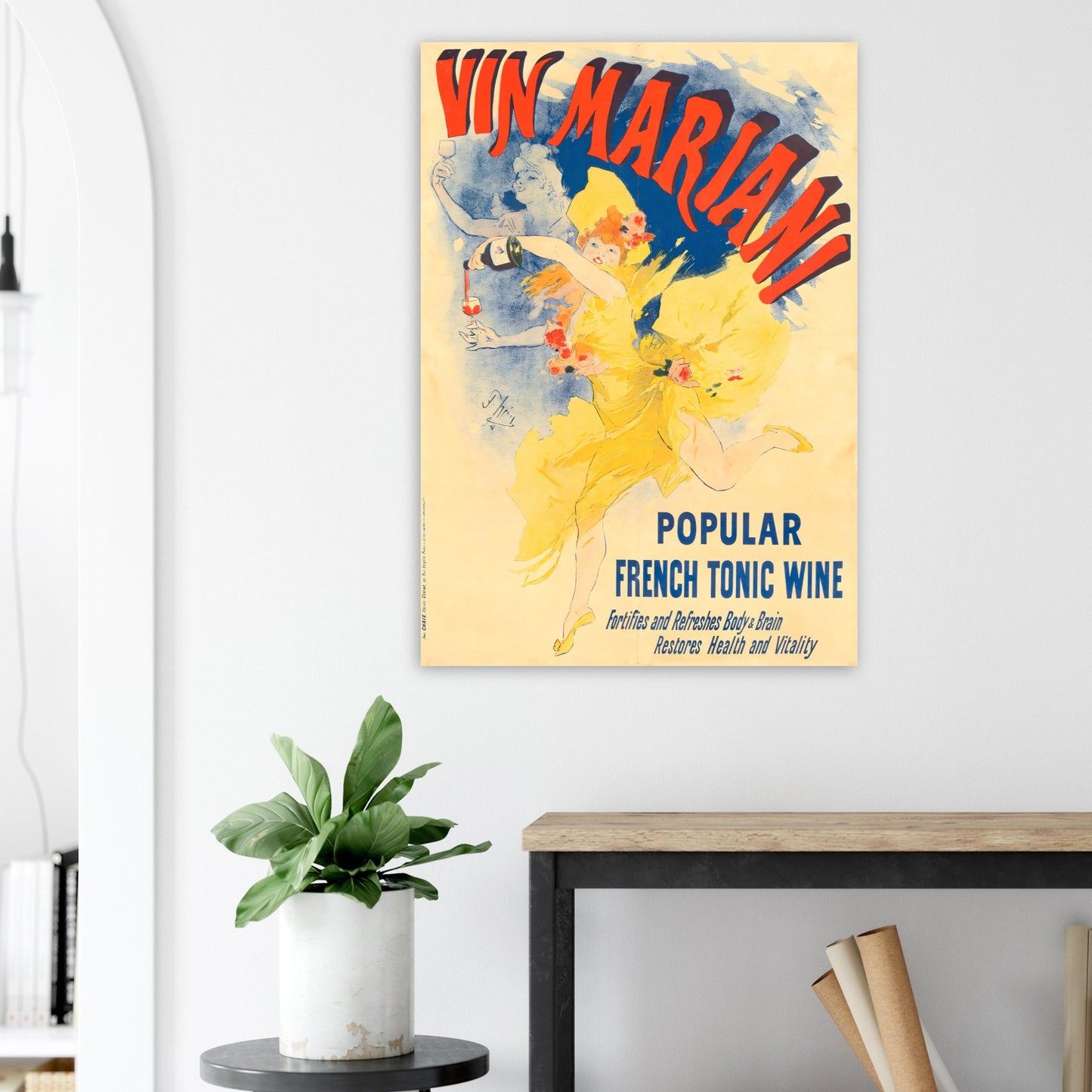 Vin Mariani Vintage poster reprint on Premium Matte Paper - Posterify