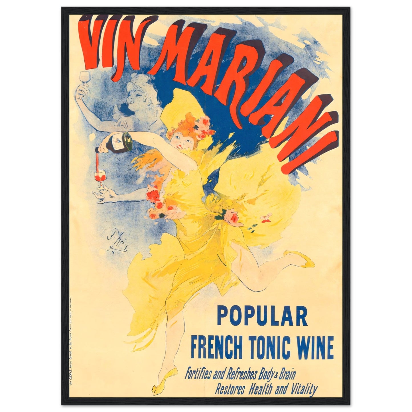 Vin Mariani Vintage poster reprint on Premium Matte Paper - Posterify