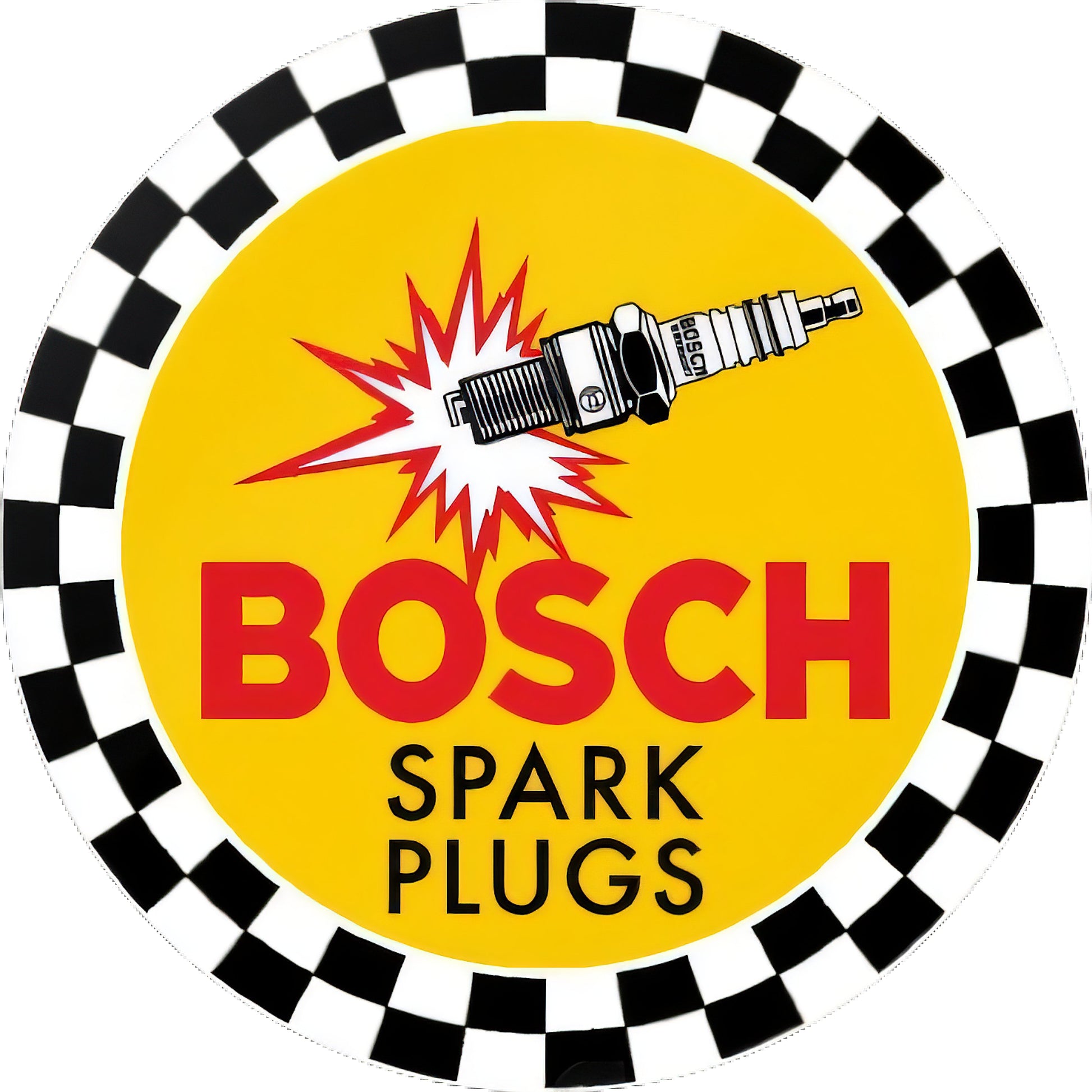 Vintage Bosch Spark Plug Mat - Posterify