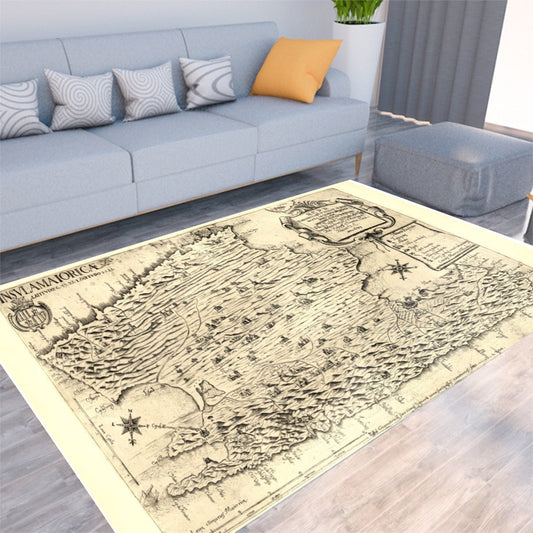 Vintage Map of Mallorca anno 1683 Floor Mat - Posterify