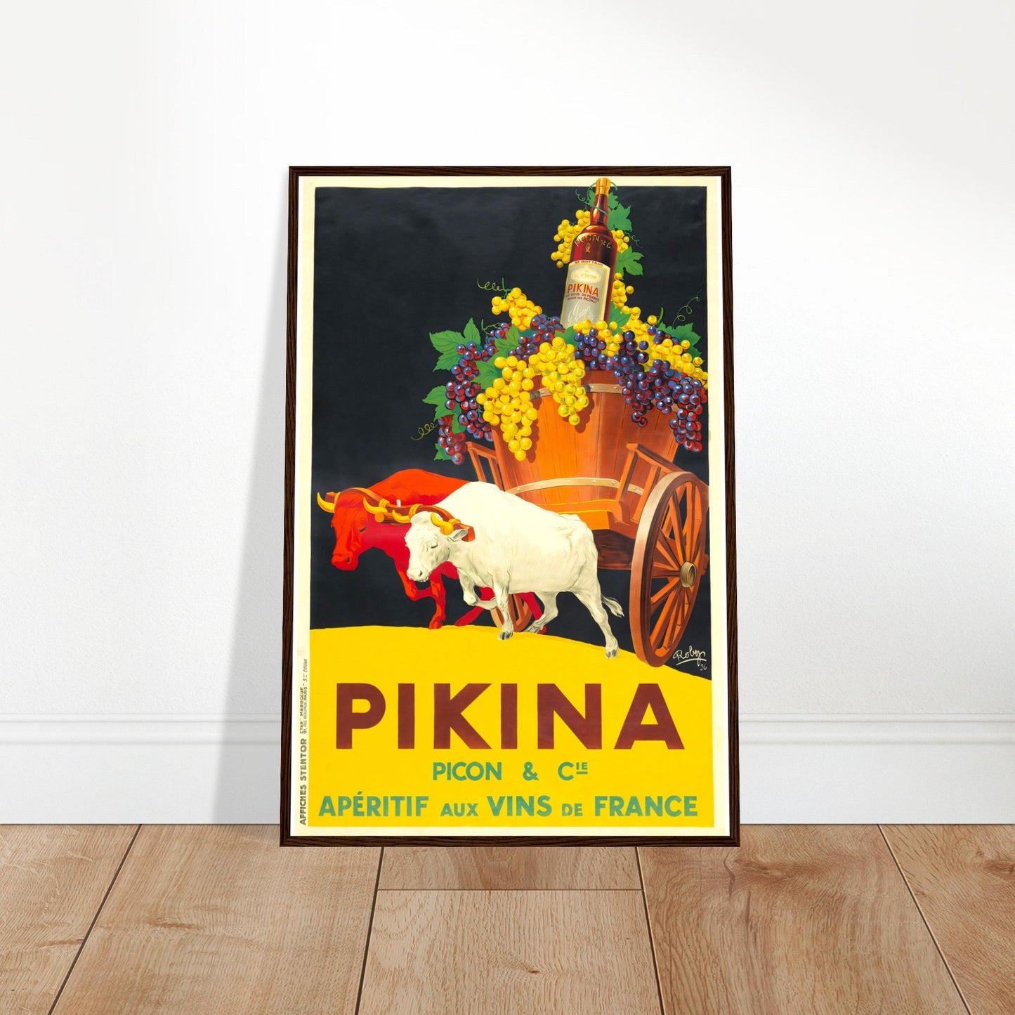 Vintage Pikina Wine Wall art - Posterify