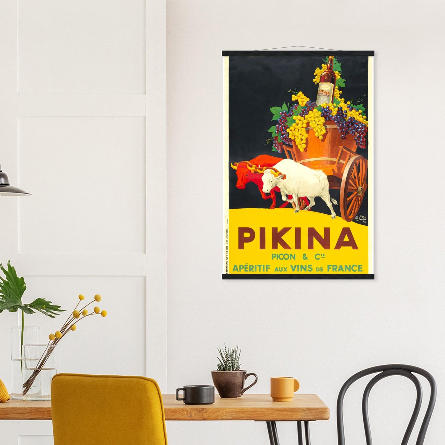 Vintage Pikina Wine Wall art - Posterify