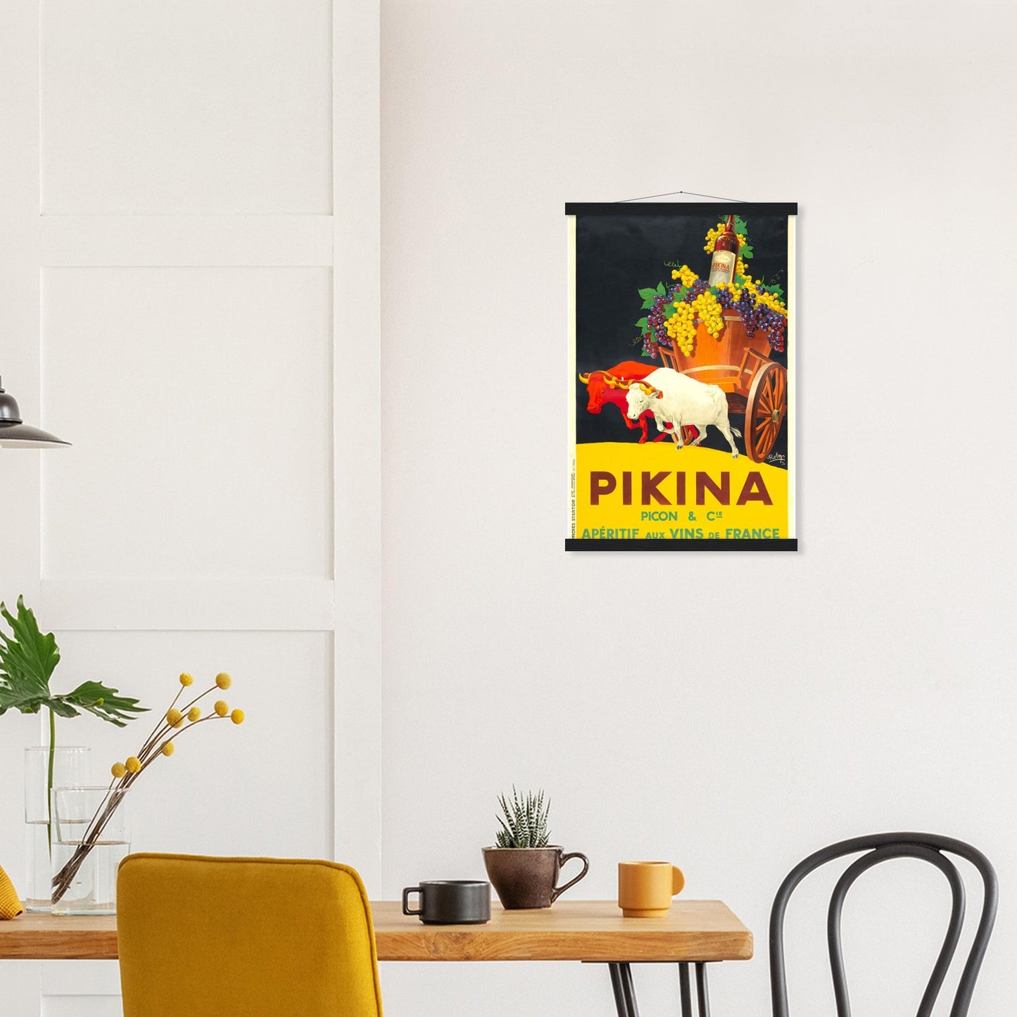 Vintage Pikina Wine Wall art - Posterify