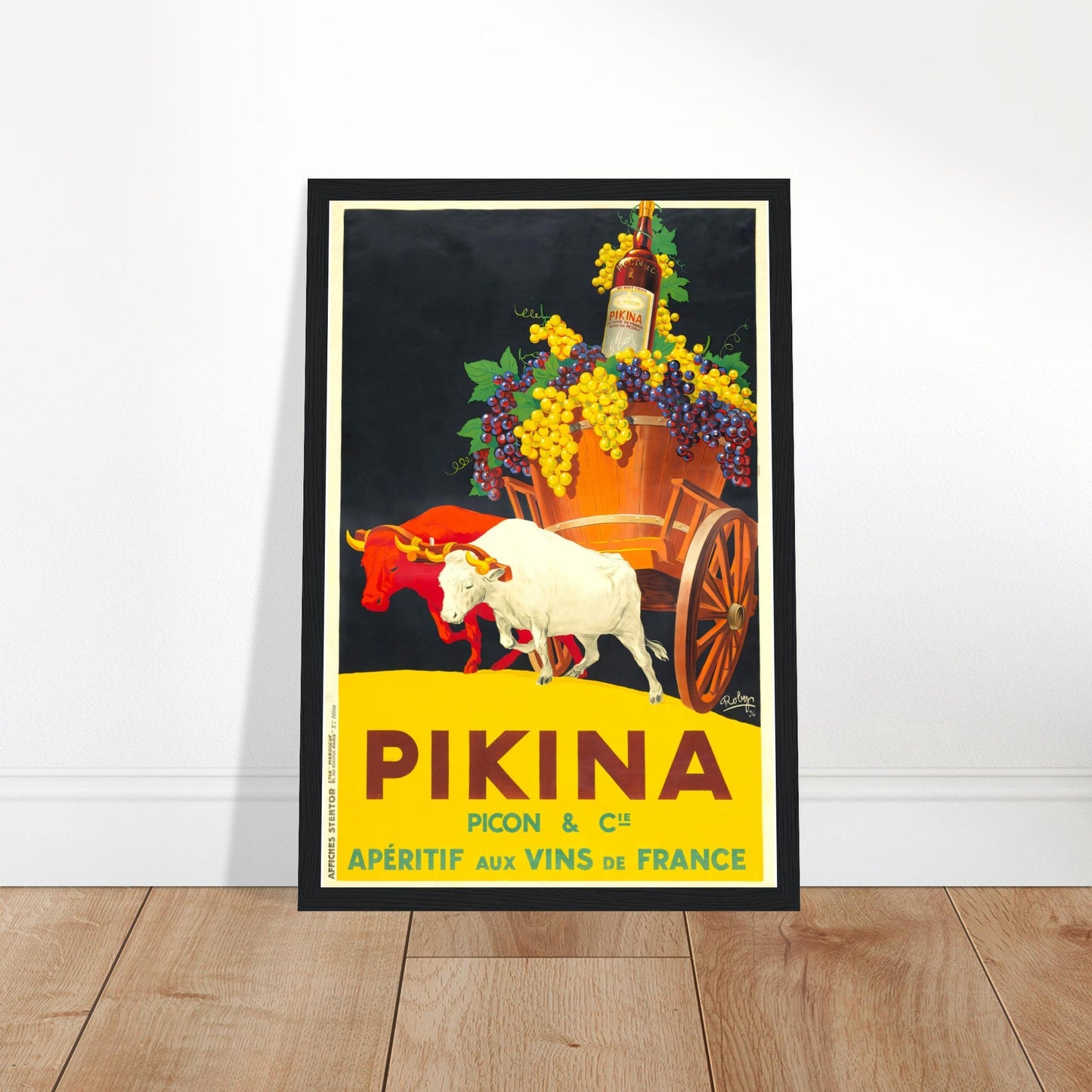 Vintage Pikina Wine Wall art - Posterify