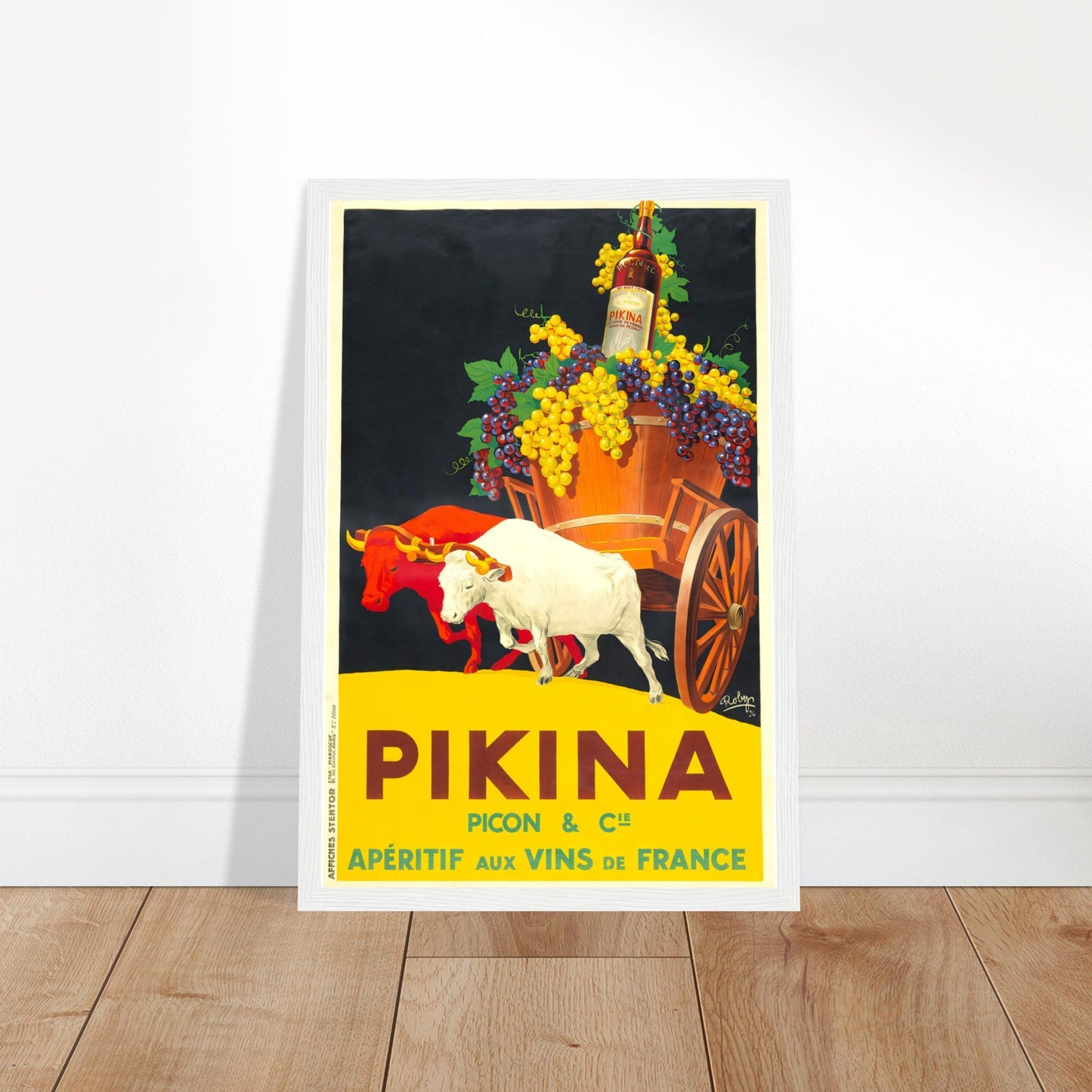 Vintage Pikina Wine Wall art - Posterify