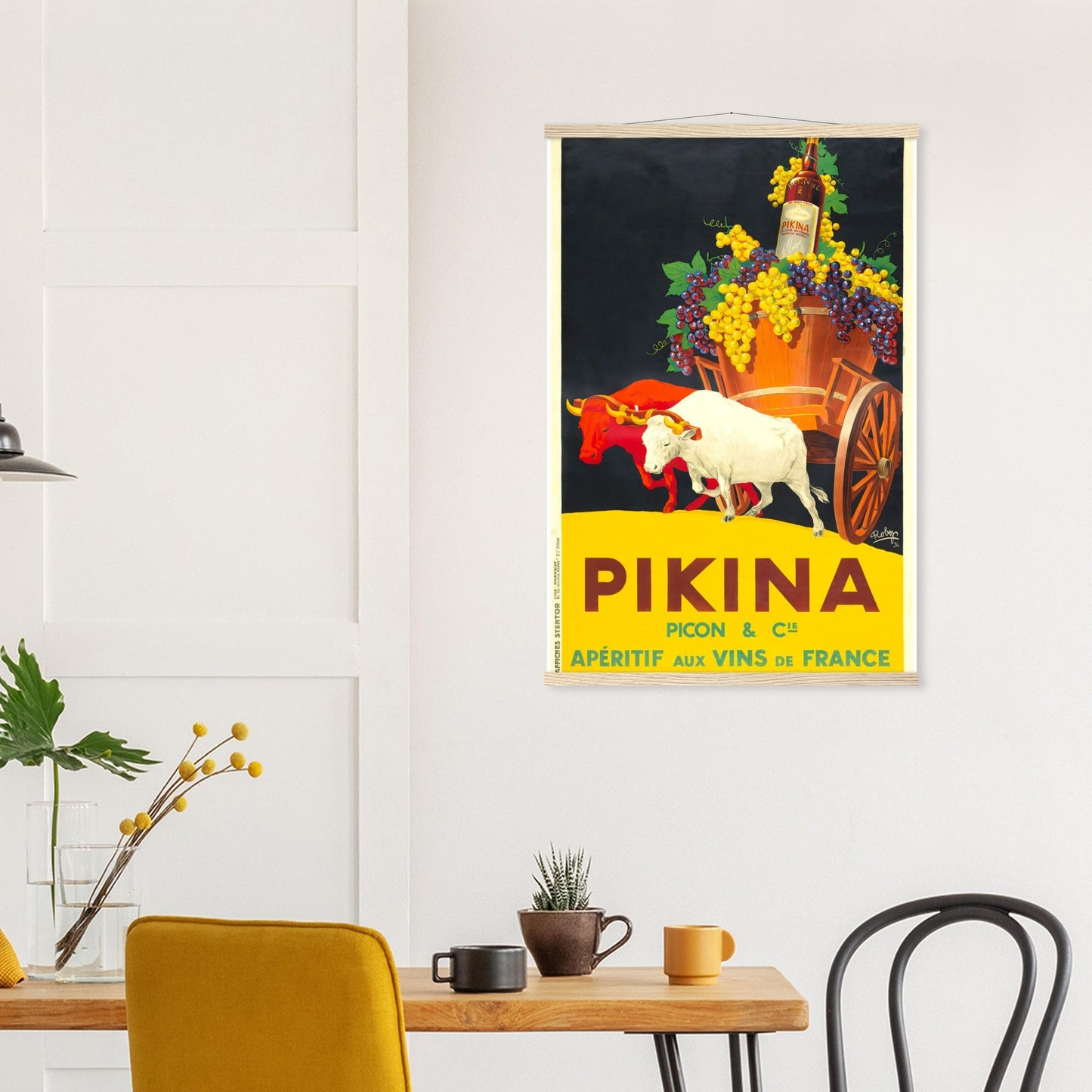 Vintage Pikina Wine Wall art - Posterify