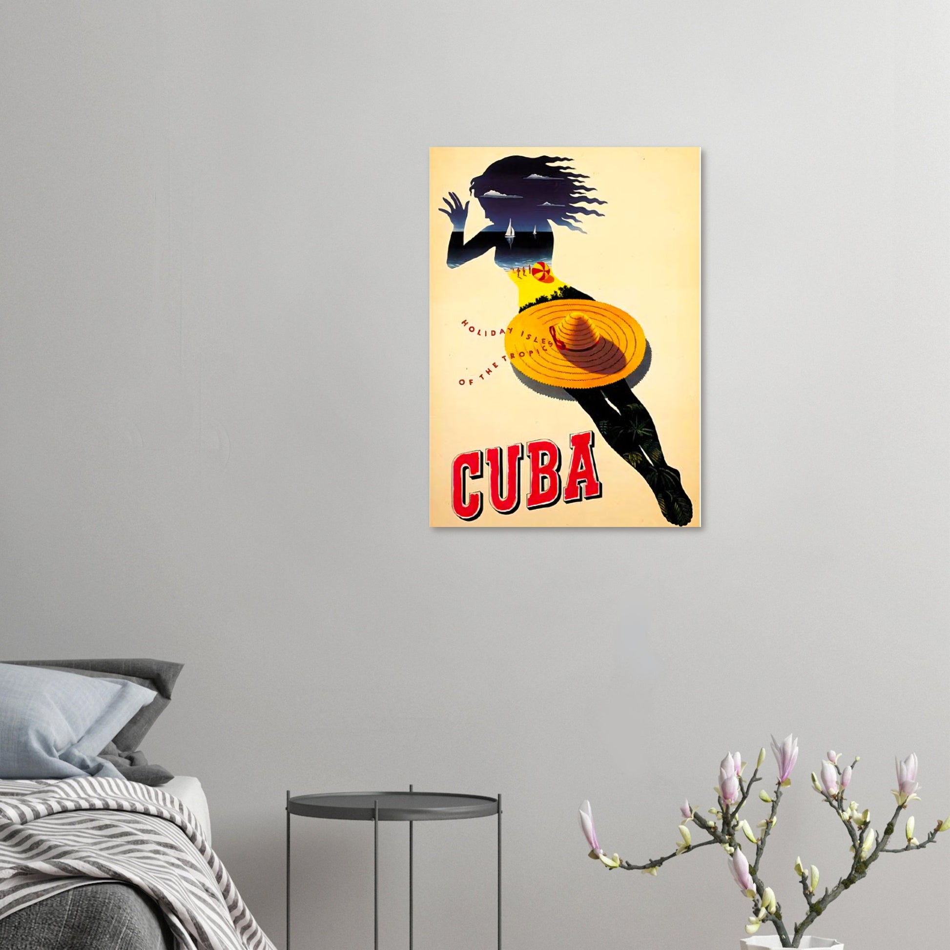 Vintage Poster Cuba printed on Premium Matte Paper - Posterify