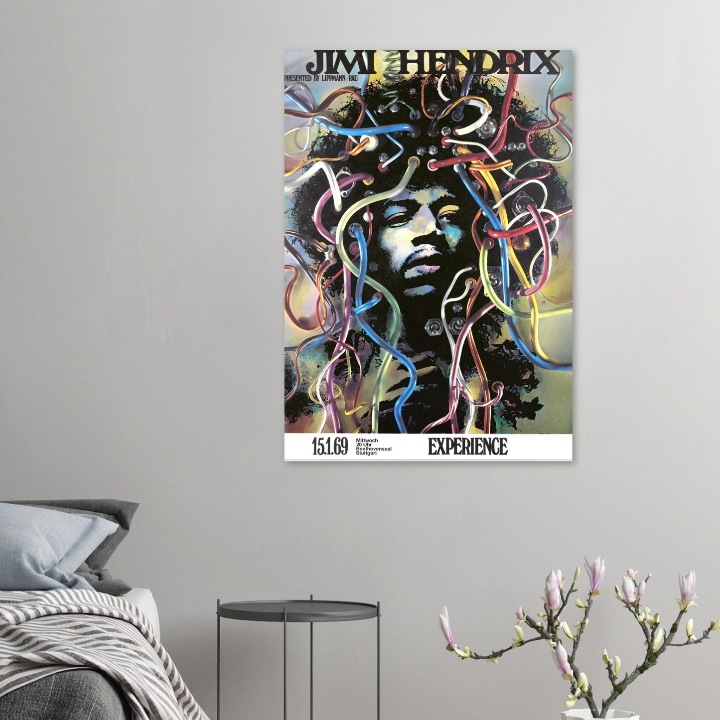 Vintage Poster Jimi Hendrix on Premium Matte Paper - Posterify