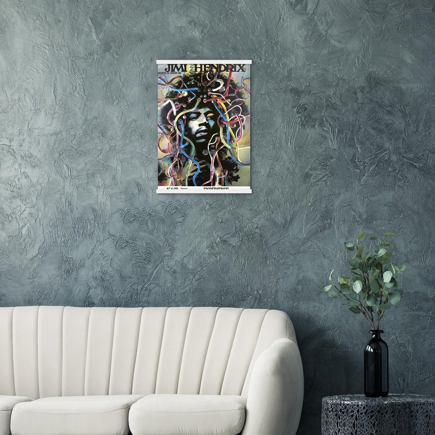 Vintage Poster Jimi Hendrix on Premium Matte Paper - Posterify