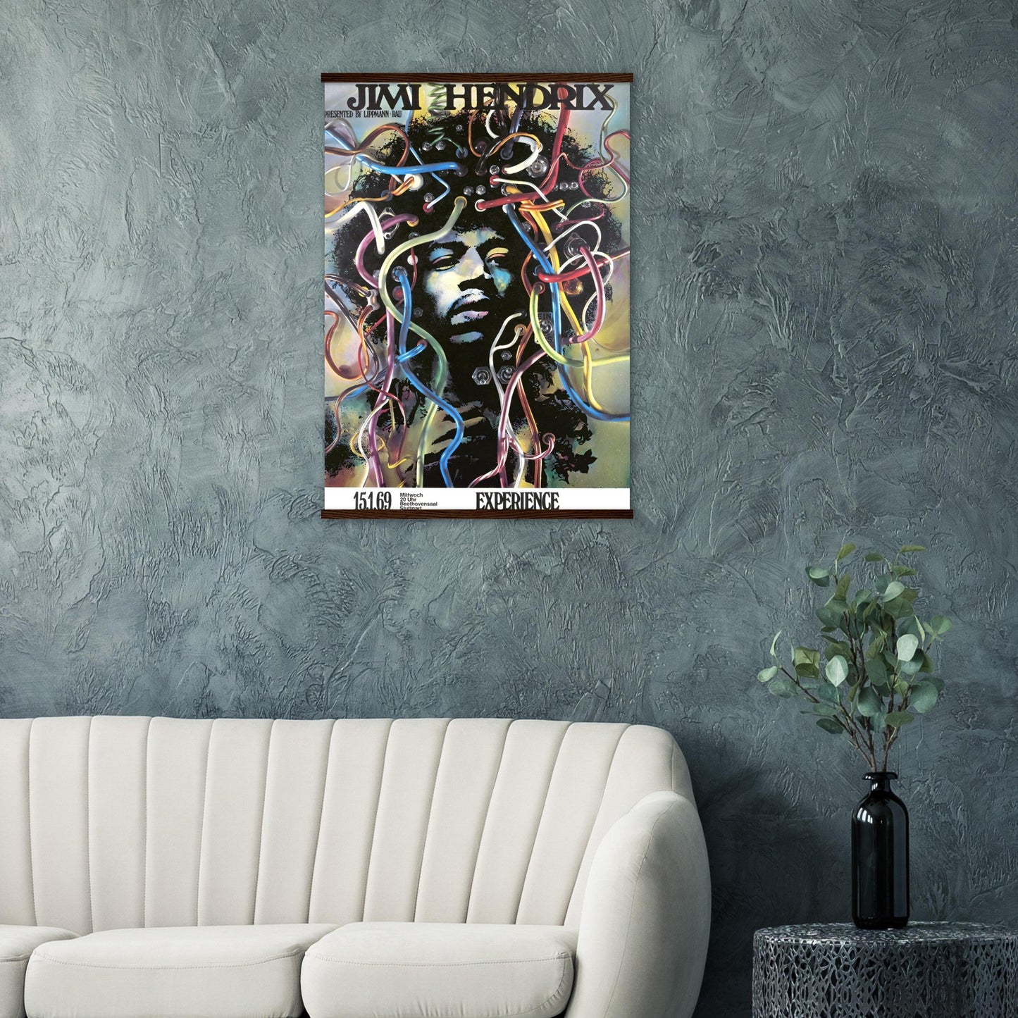 Vintage Poster Jimi Hendrix on Premium Matte Paper - Posterify