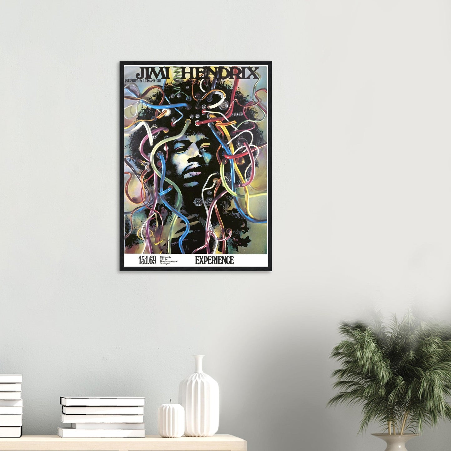 Vintage Poster Jimi Hendrix on Premium Matte Paper - Posterify