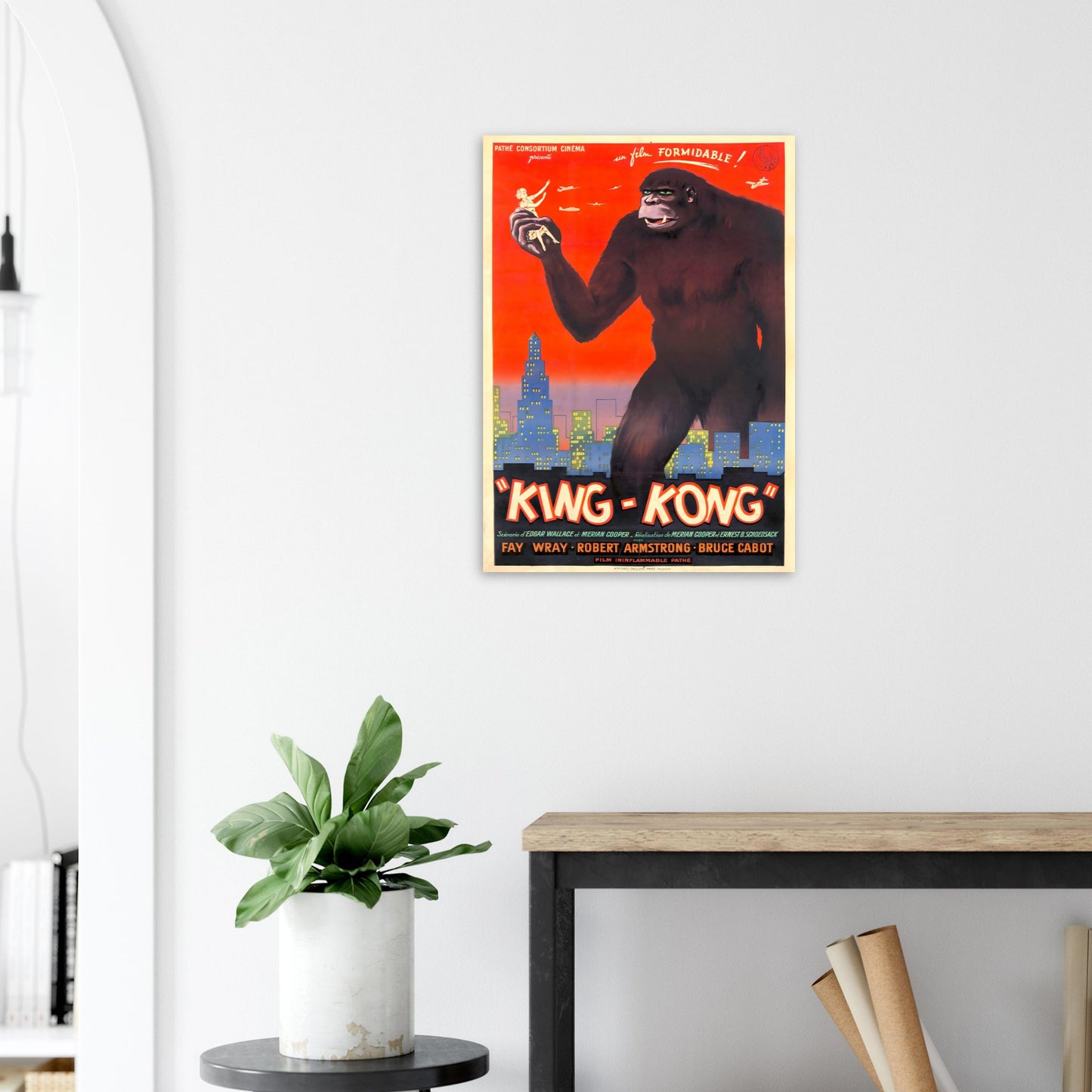 Vintage poster King Kong reprint on Premium Matte Paper - Posterify