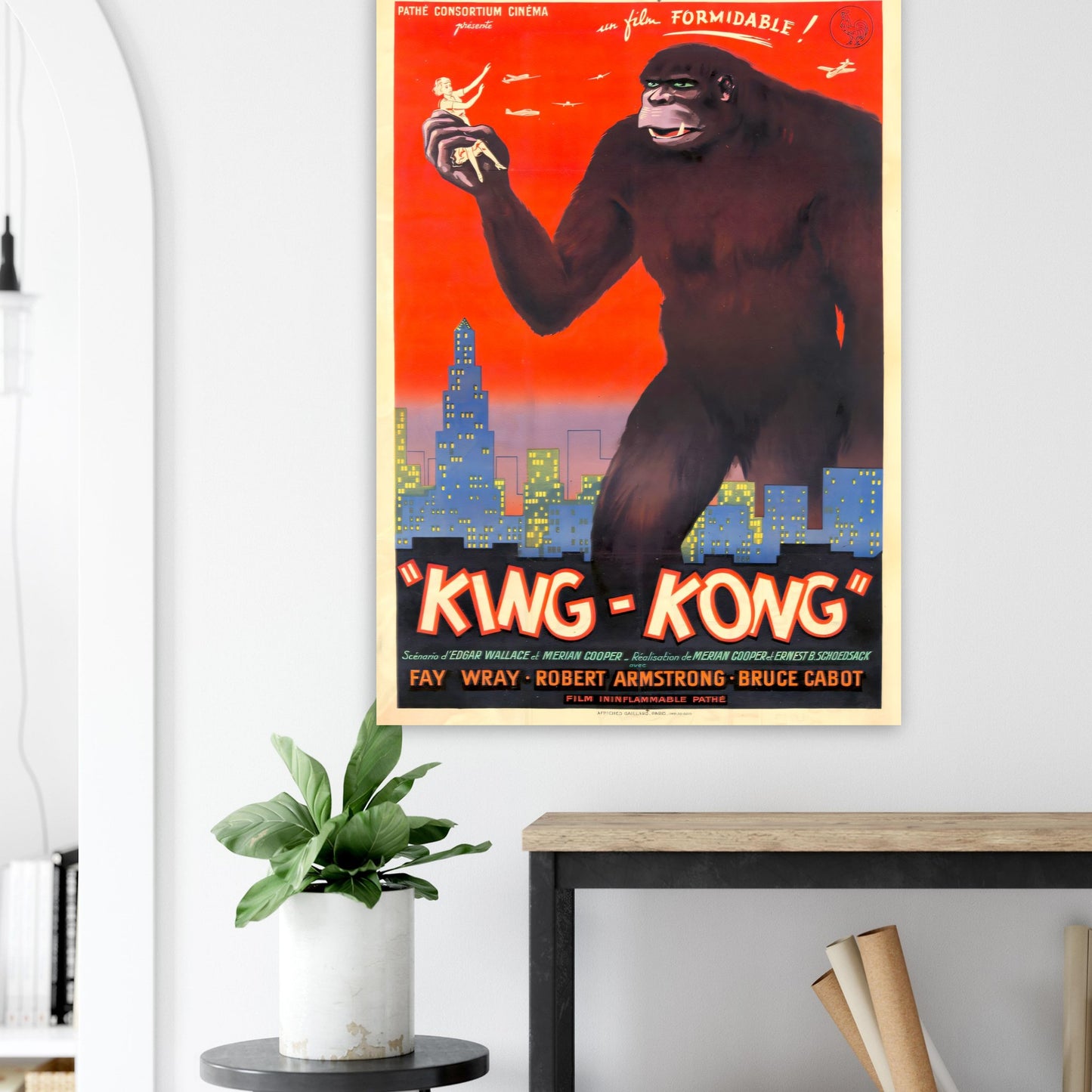 Vintage poster King Kong reprint on Premium Matte Paper - Posterify