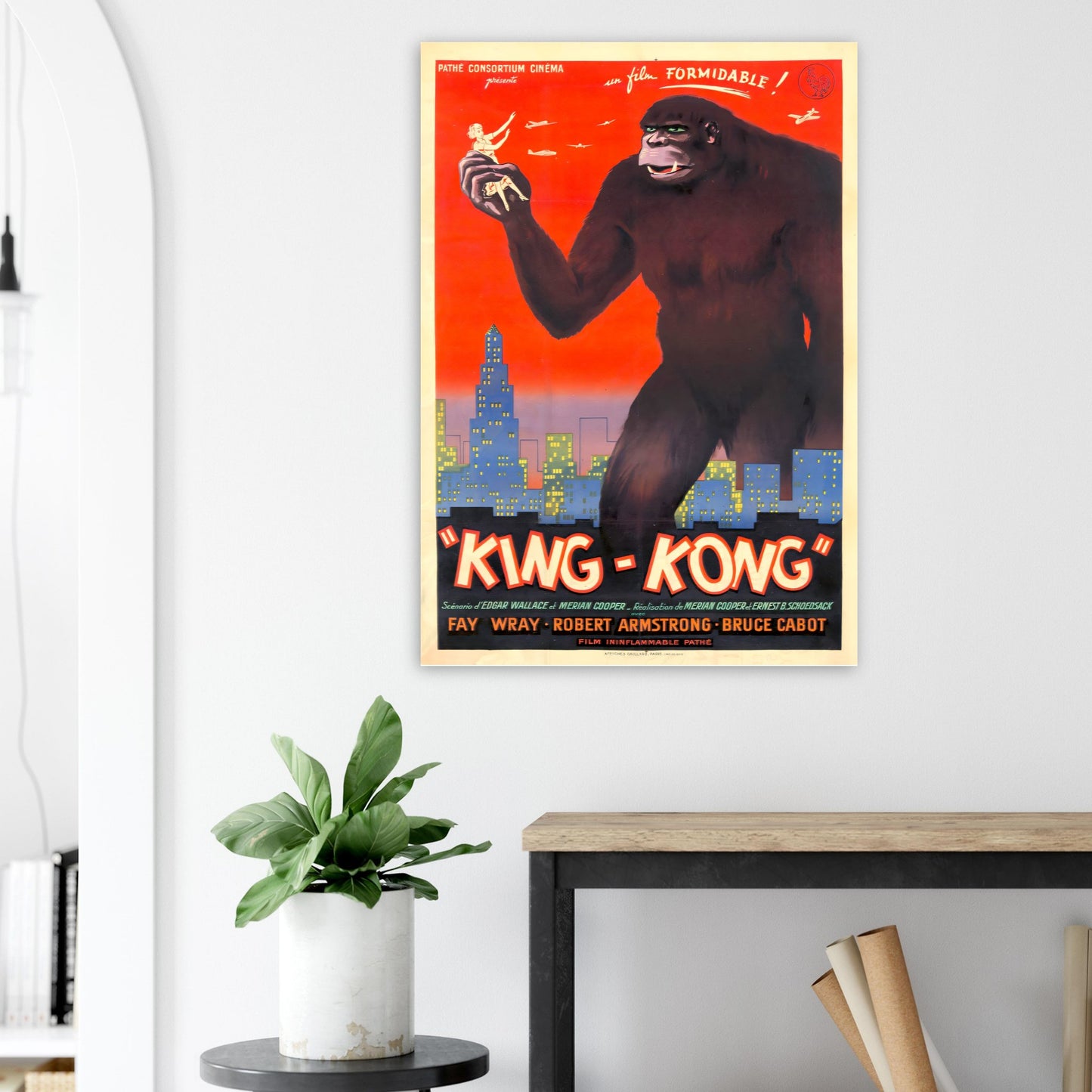 Vintage poster King Kong reprint on Premium Matte Paper - Posterify