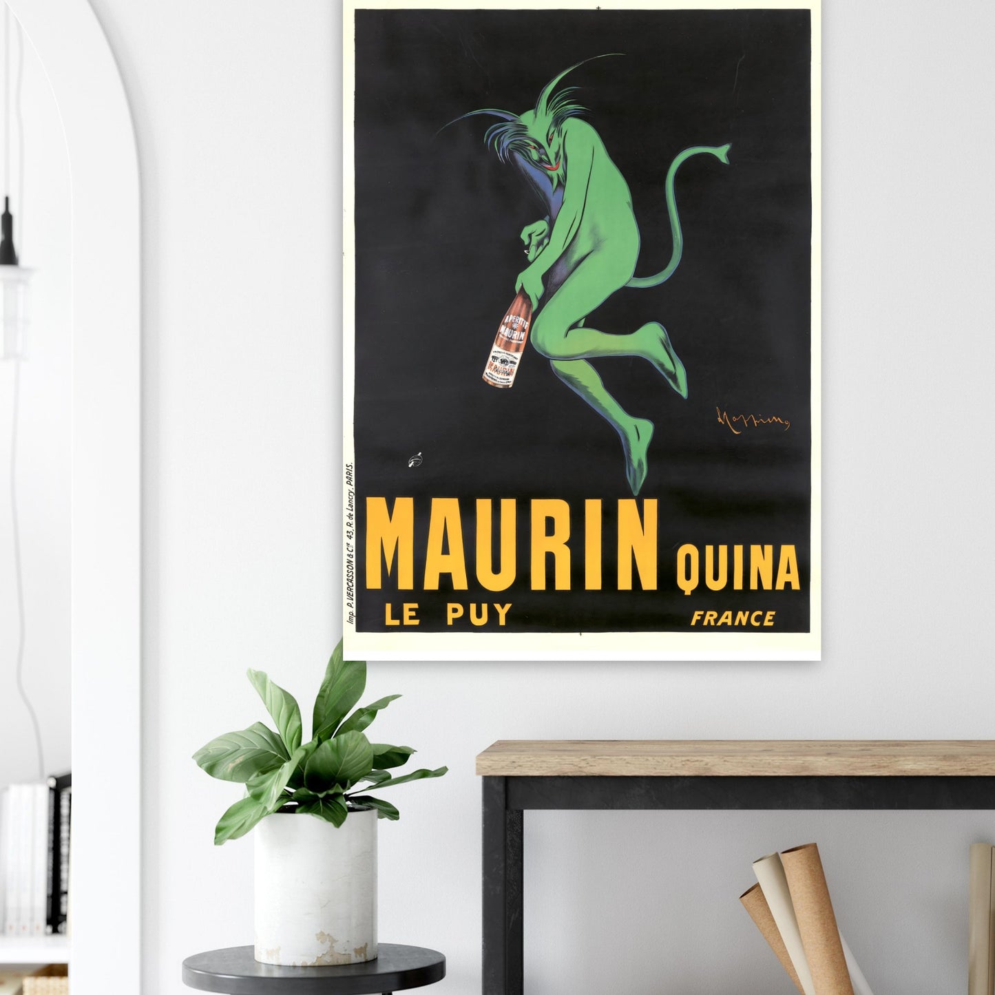 Vintage Poster Maurin Quina on Premium Matte Paper - Posterify