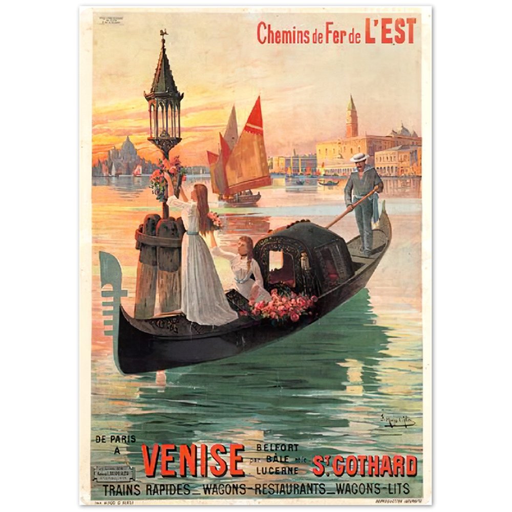 Vintage Poster on Premium Matte Paper - Posterify